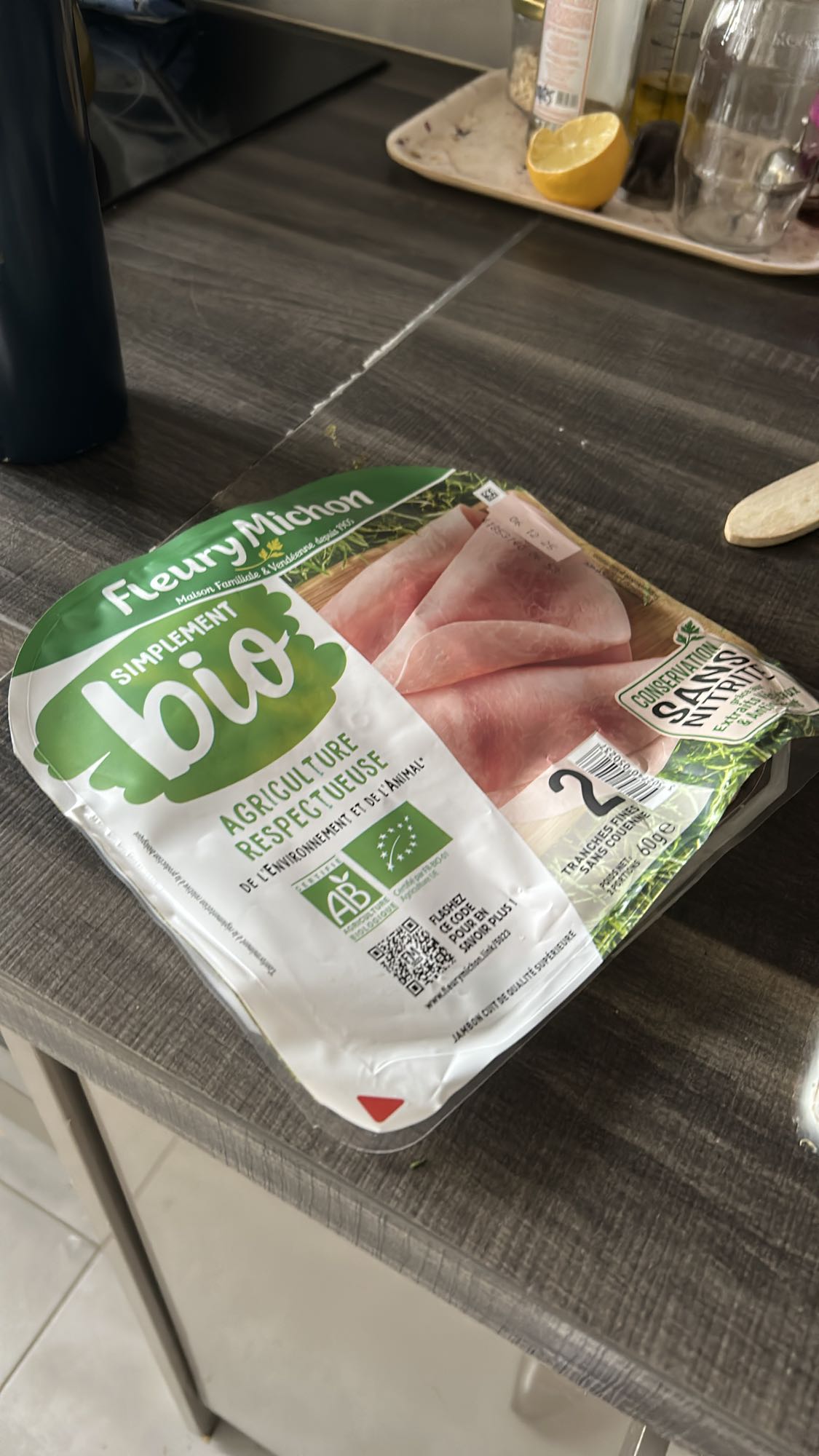 Jambon bio nature