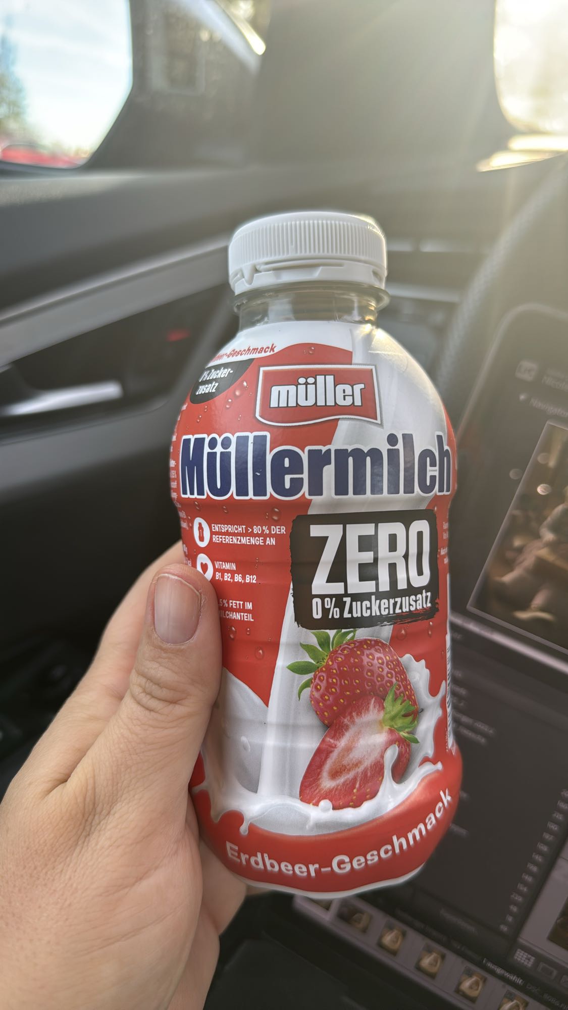 Müllermilch Erdbeer Zero