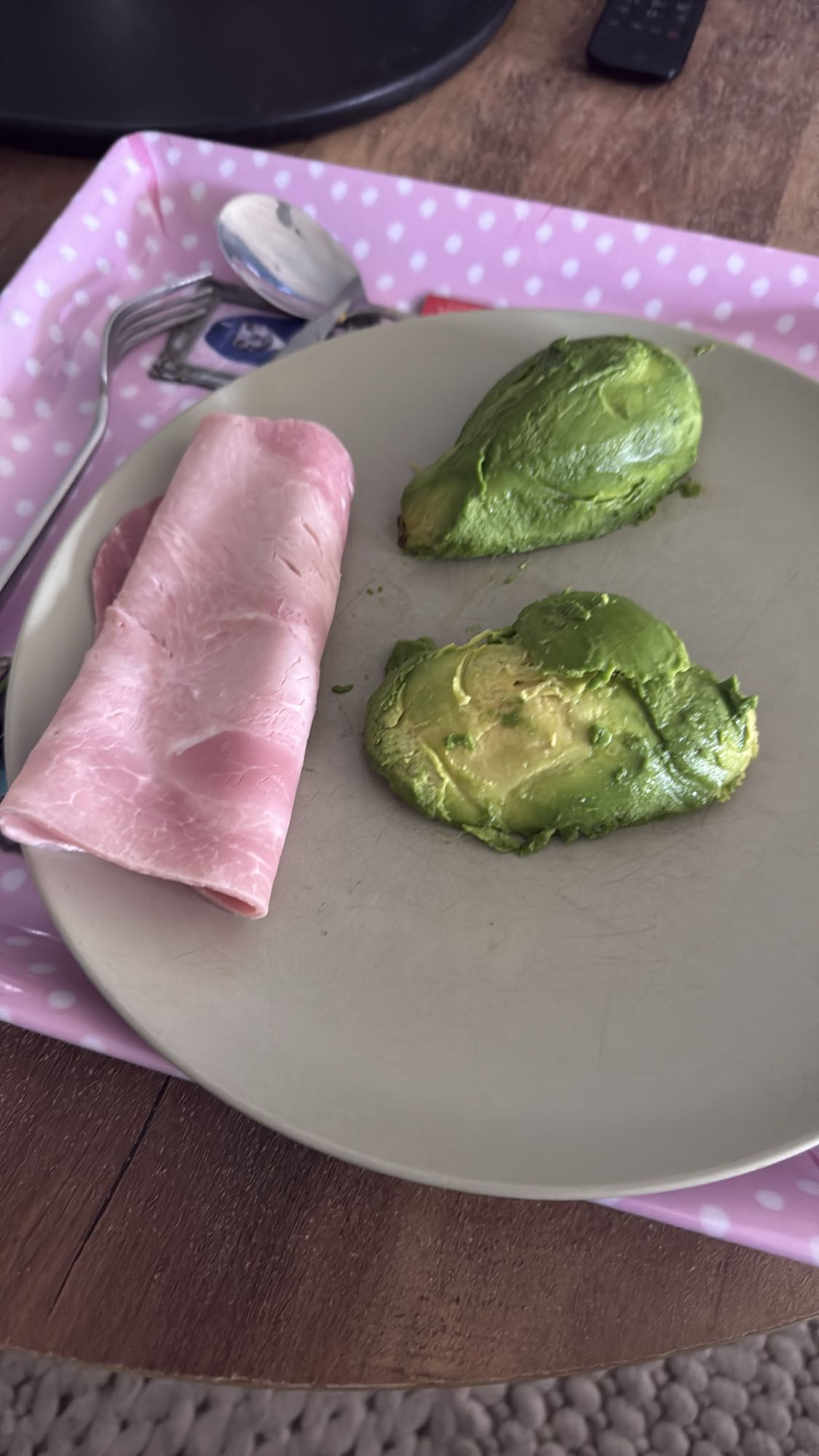 Jambon et avocat