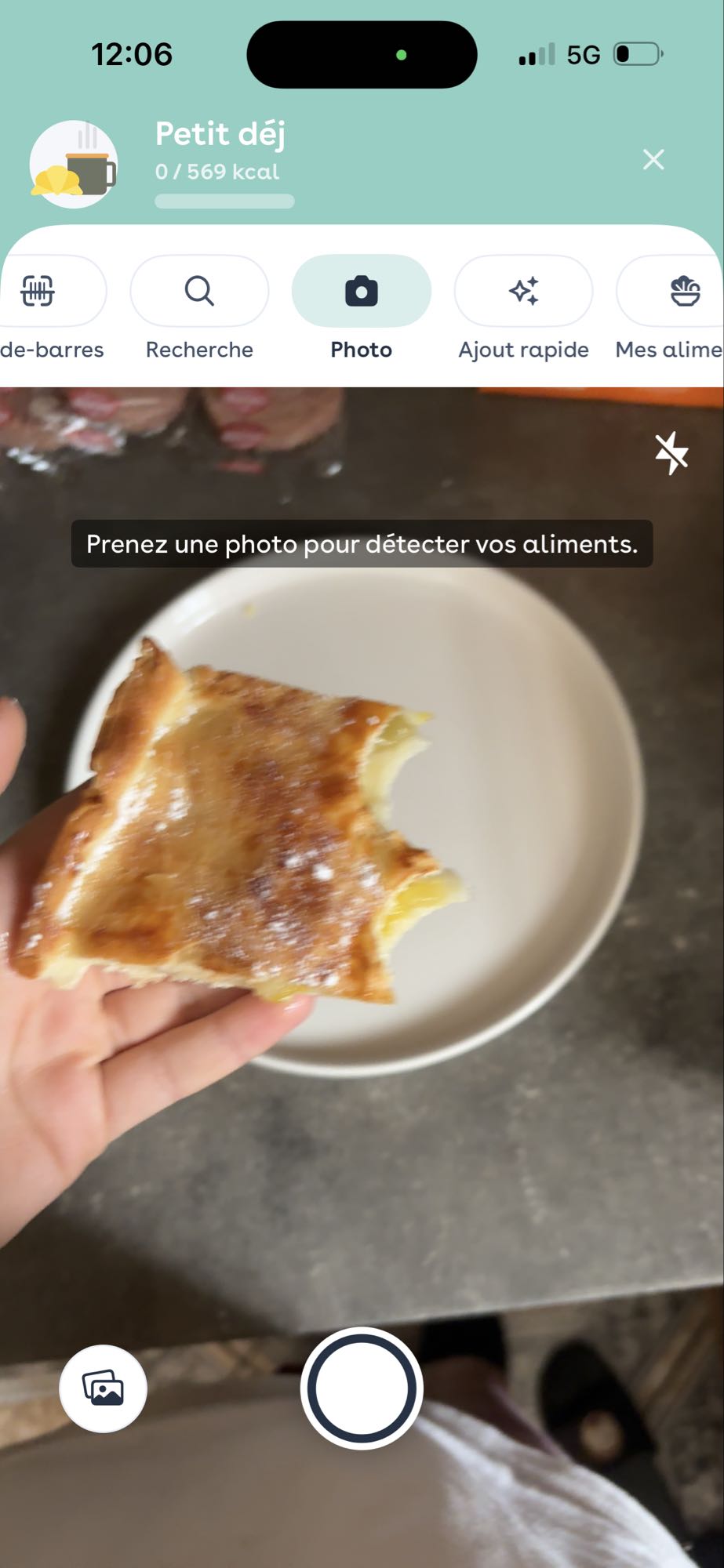 Part de flan pâtissier