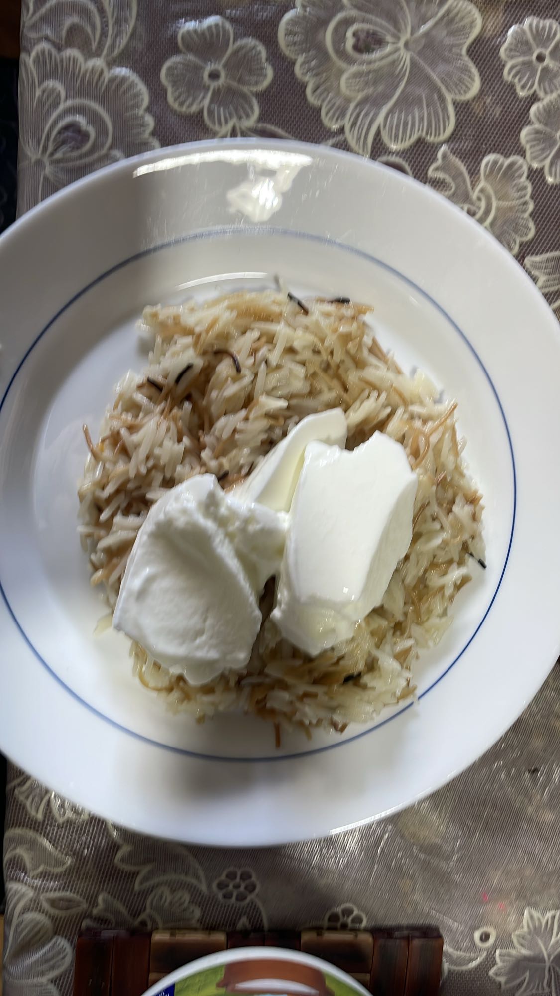 Rice with yogurt