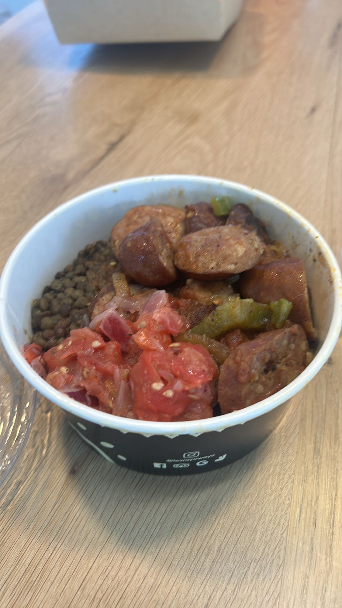 Bol saucisse lentilles