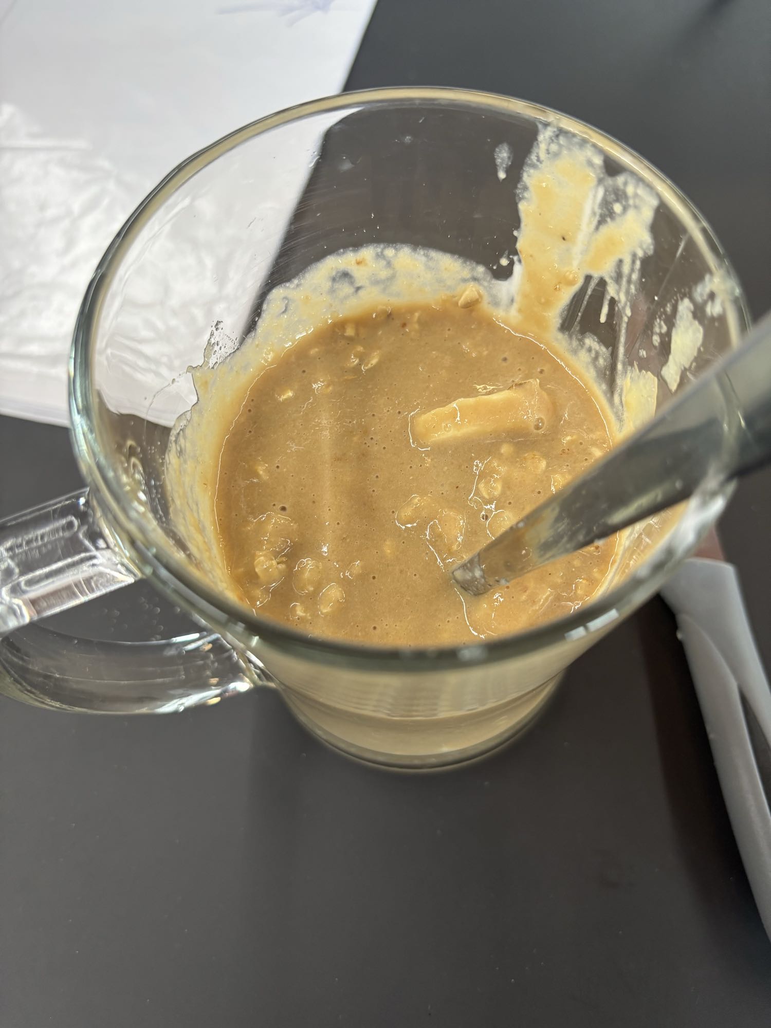 shake à la protéine et granola