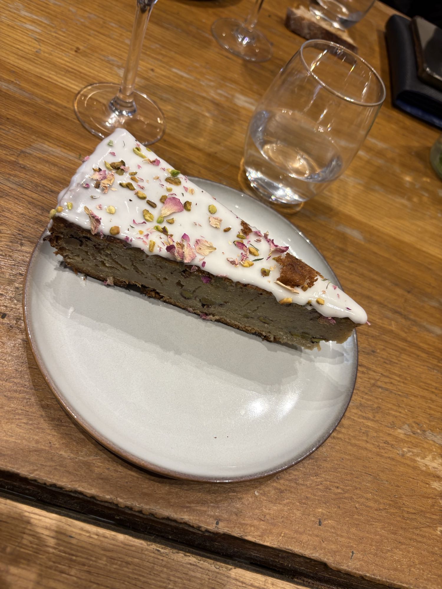 Gâteau à la pistache