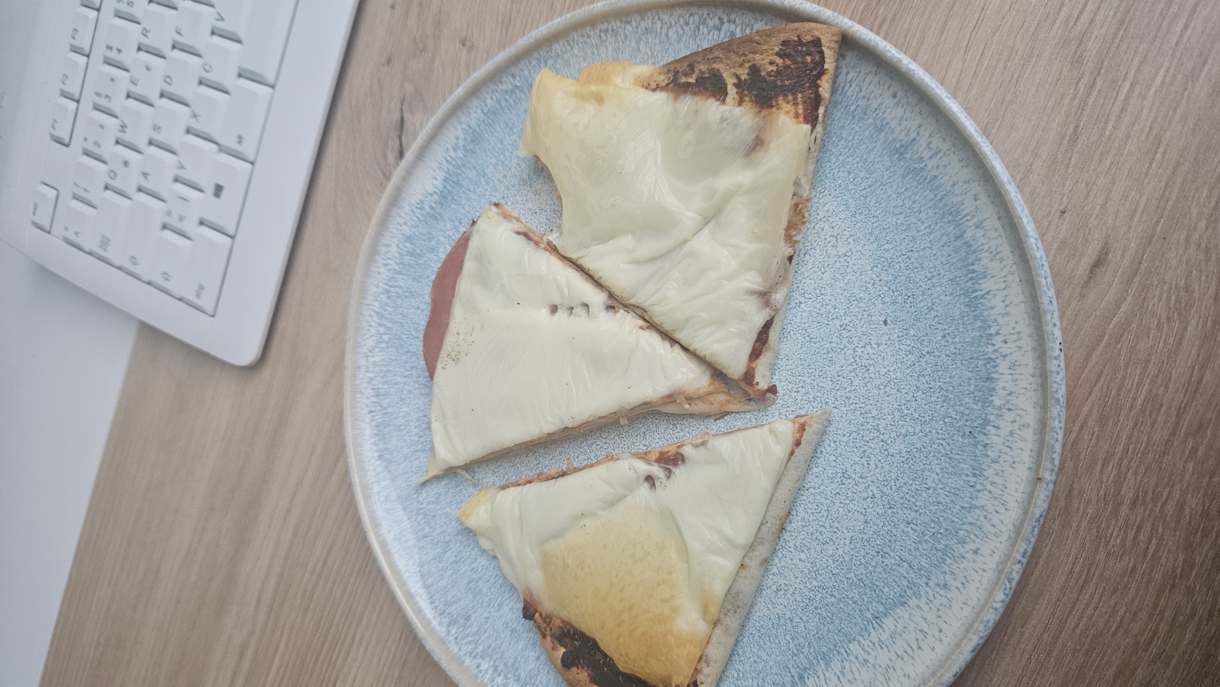 Protein-Wrap mit Hähnchen und Käse