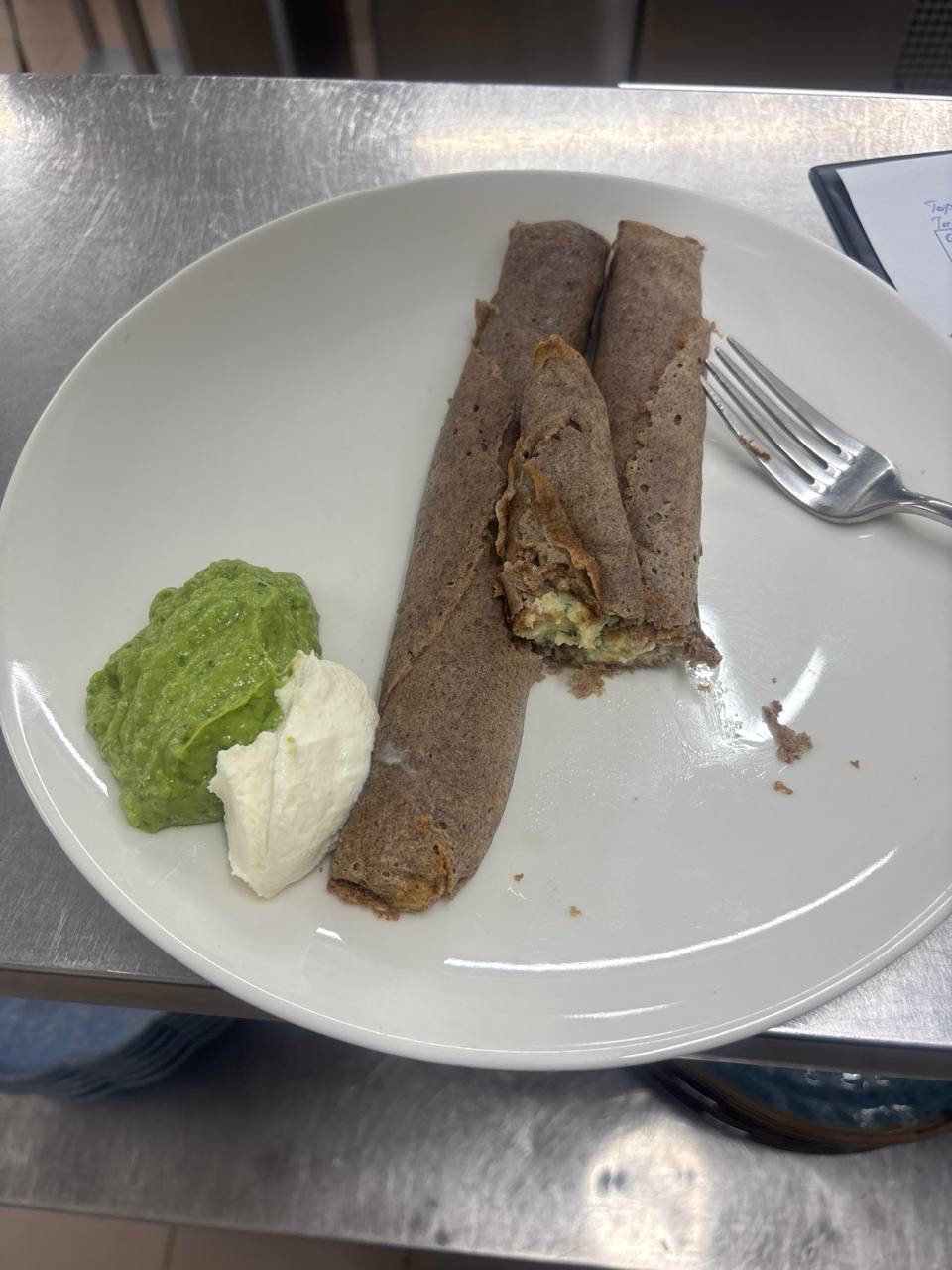 Гречневые блины с соусами