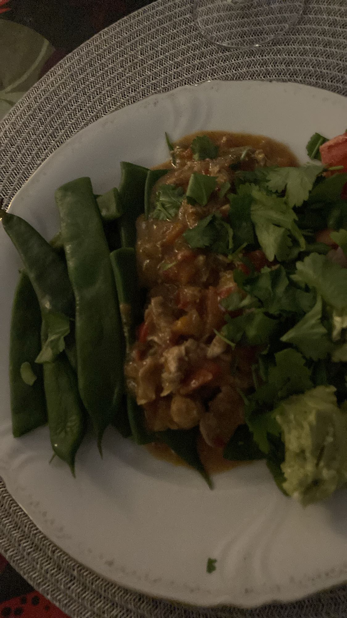 Grönsaksgryta med ärtor