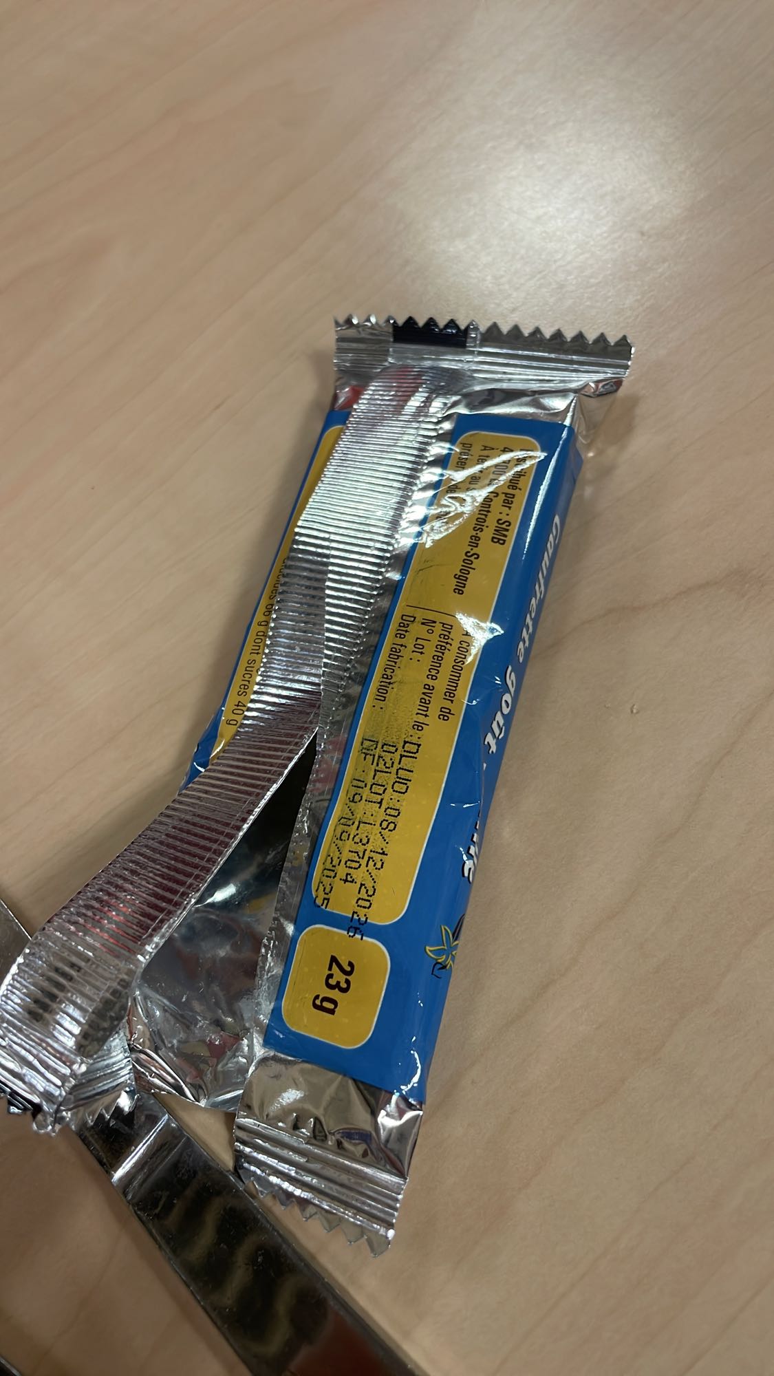 Barre énergétique 23g