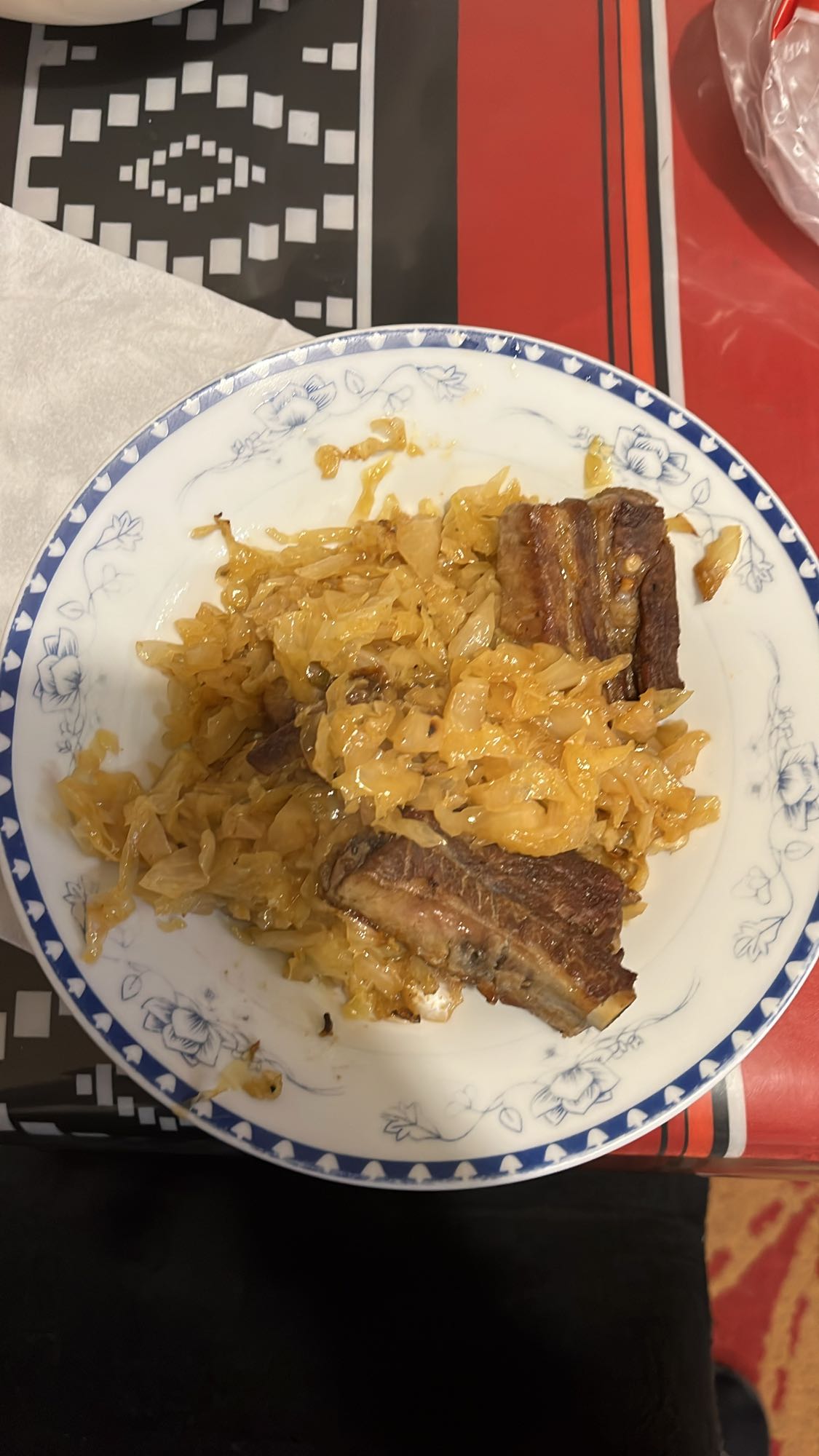 Зеле с ребра