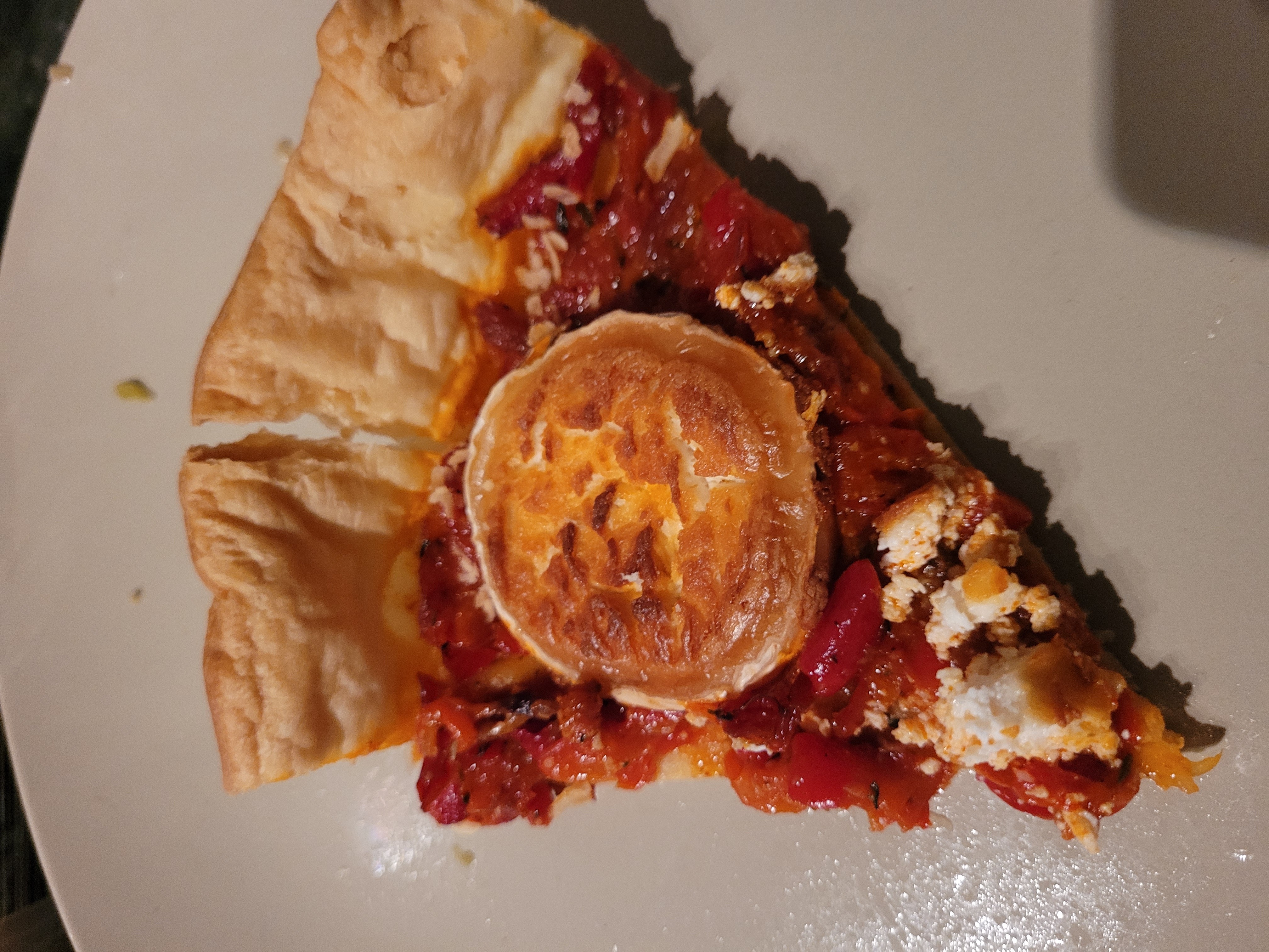 Tarte chèvre légumes