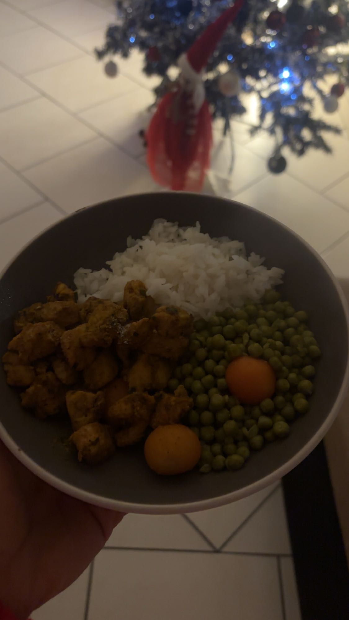 Poulet riz légumes