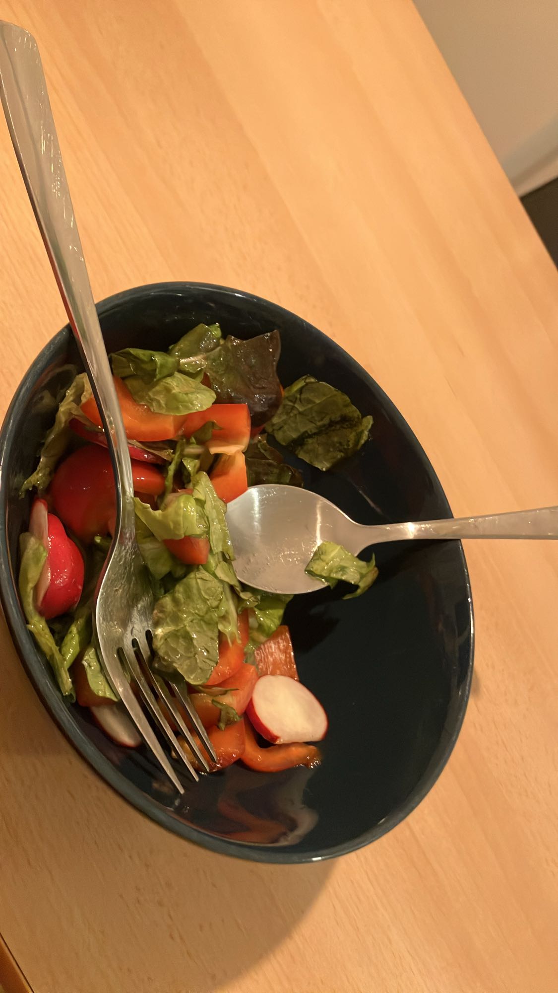 Salada fresca simples