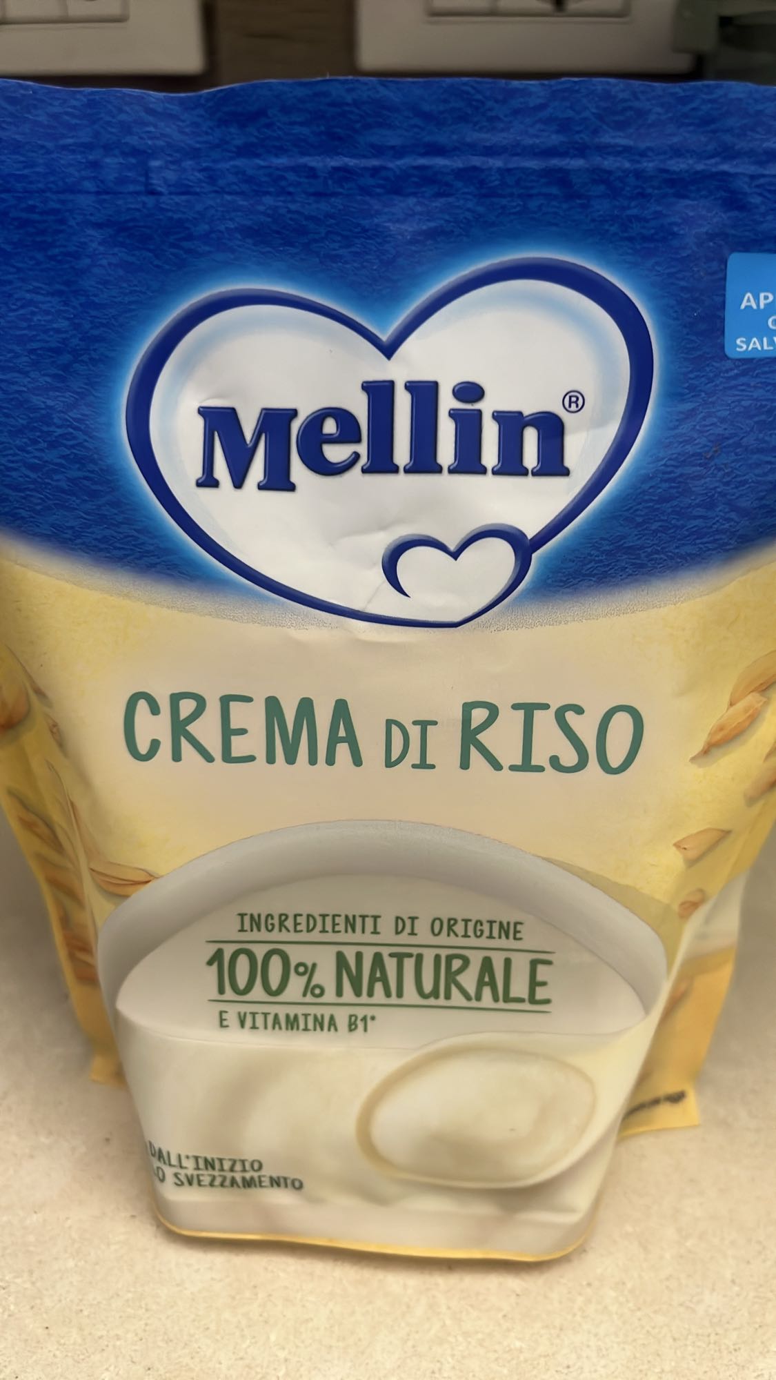 Crema di riso Mellin