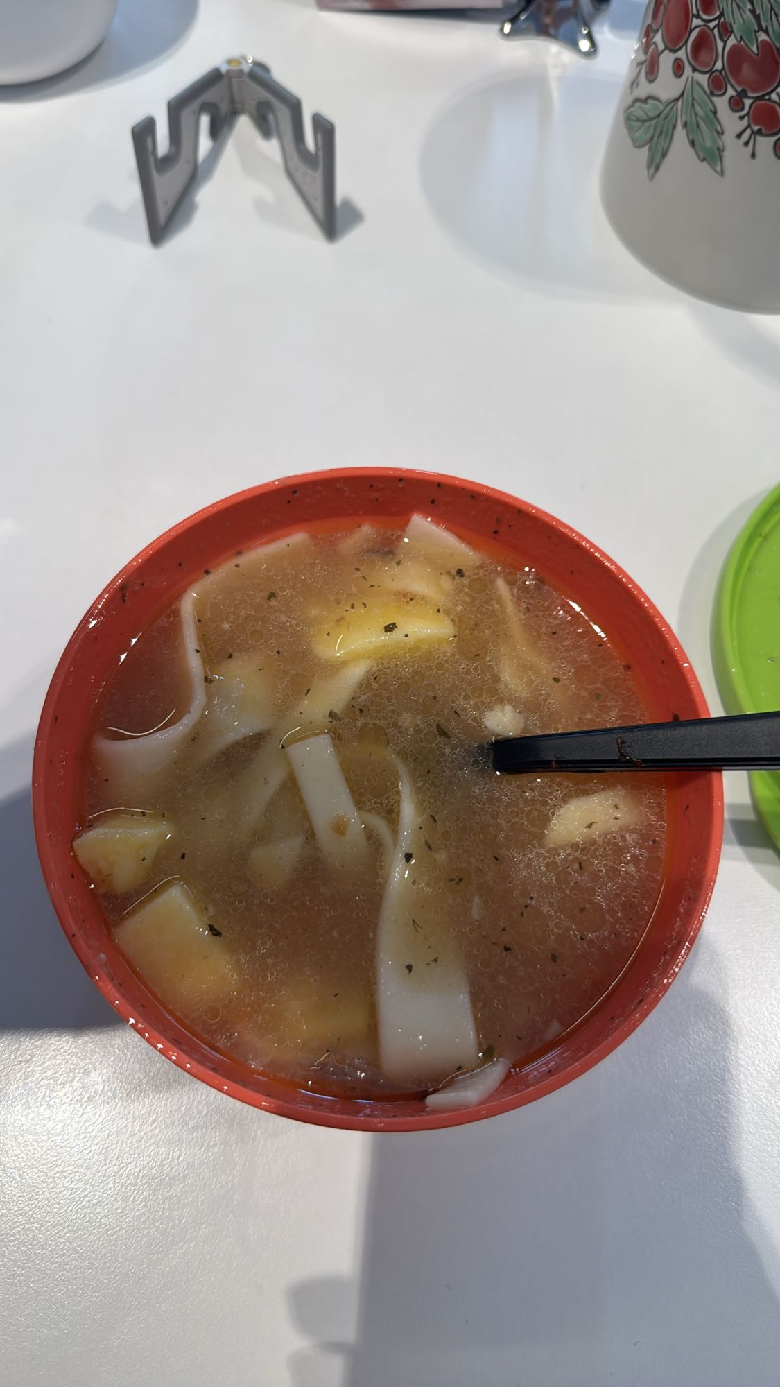 овощной суп с лапшой