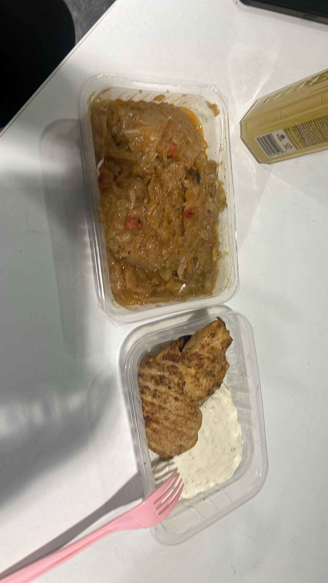 Piept de pui cu varză călită