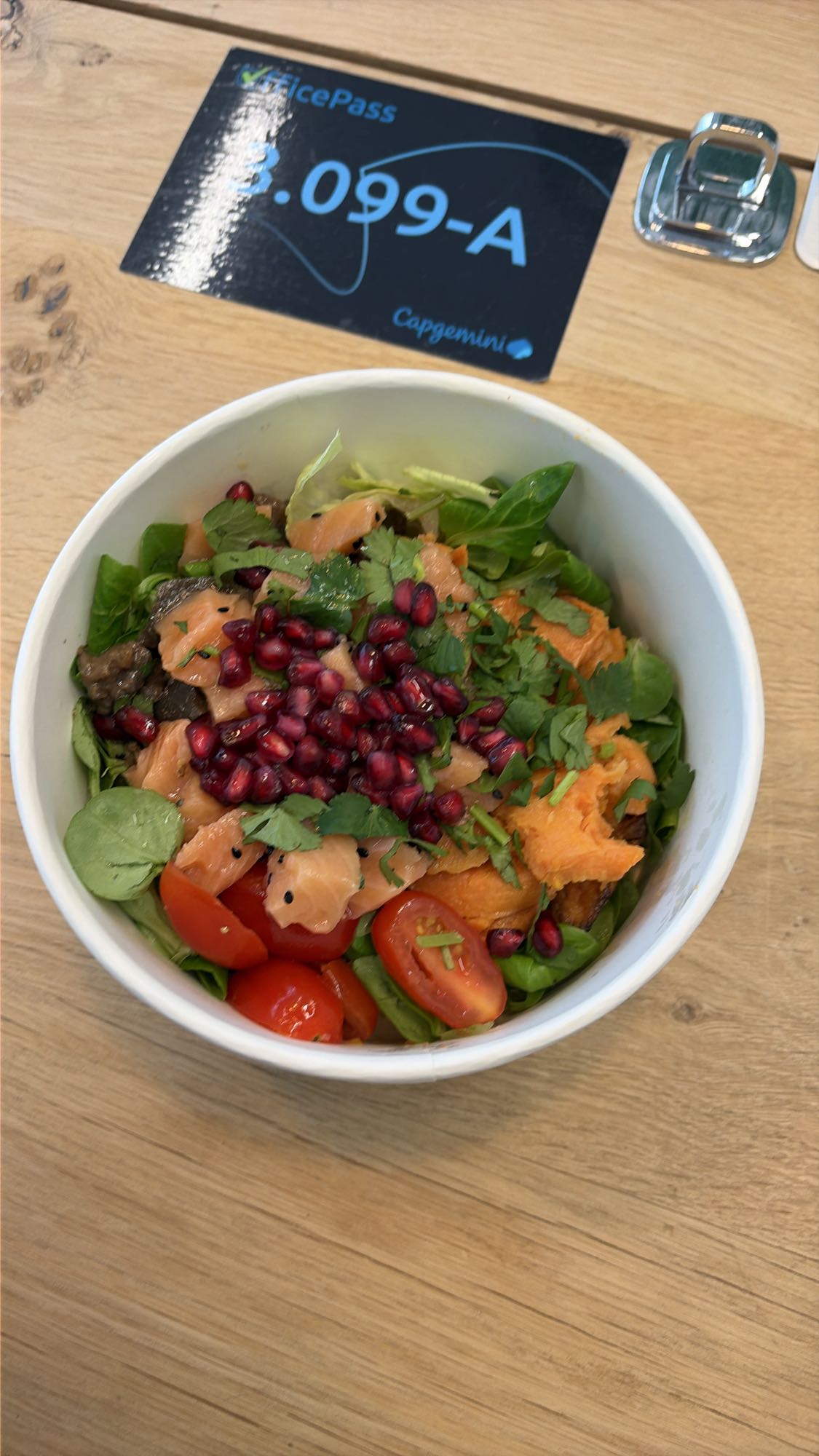 Salade saumon grenade