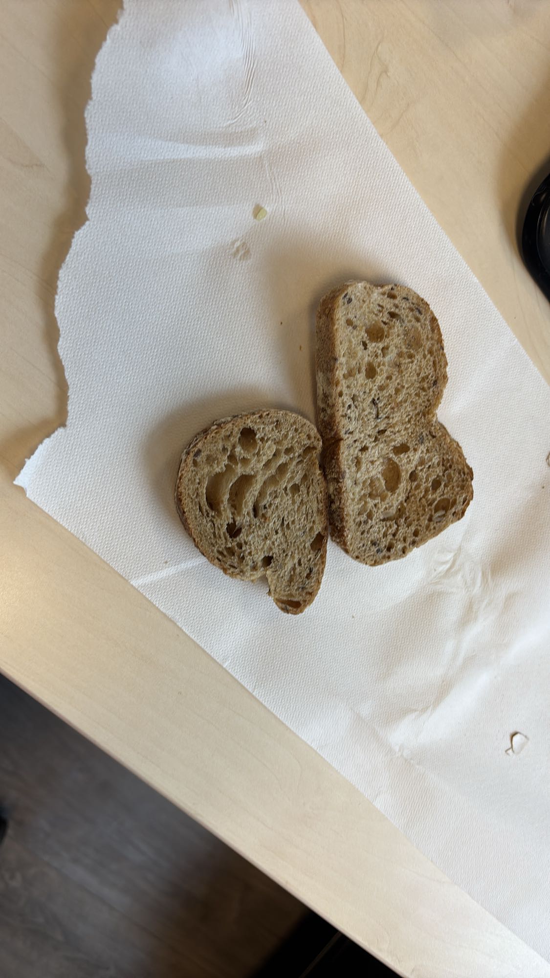 Tranches de pain complet