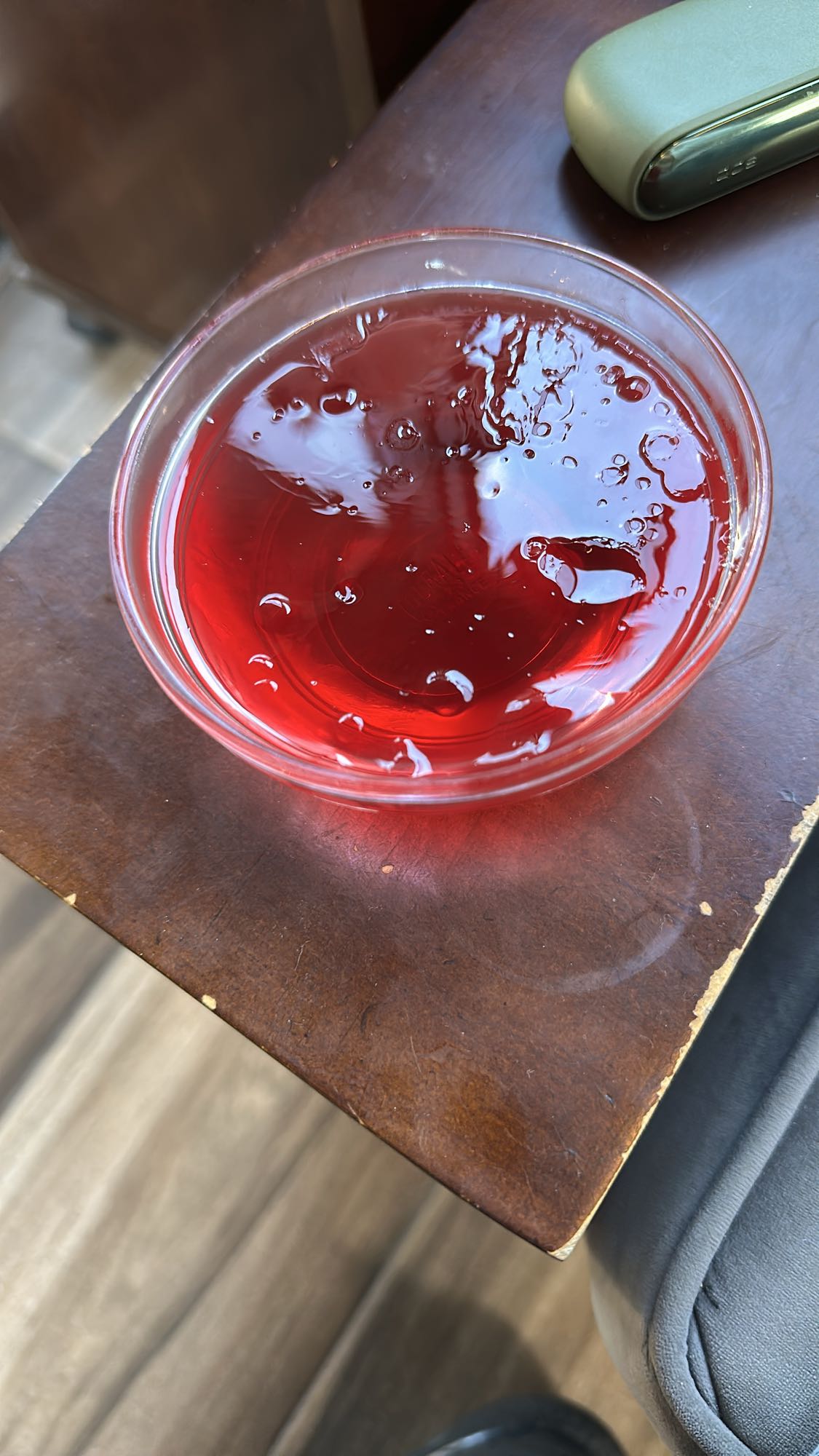 Red Jelly Dessert