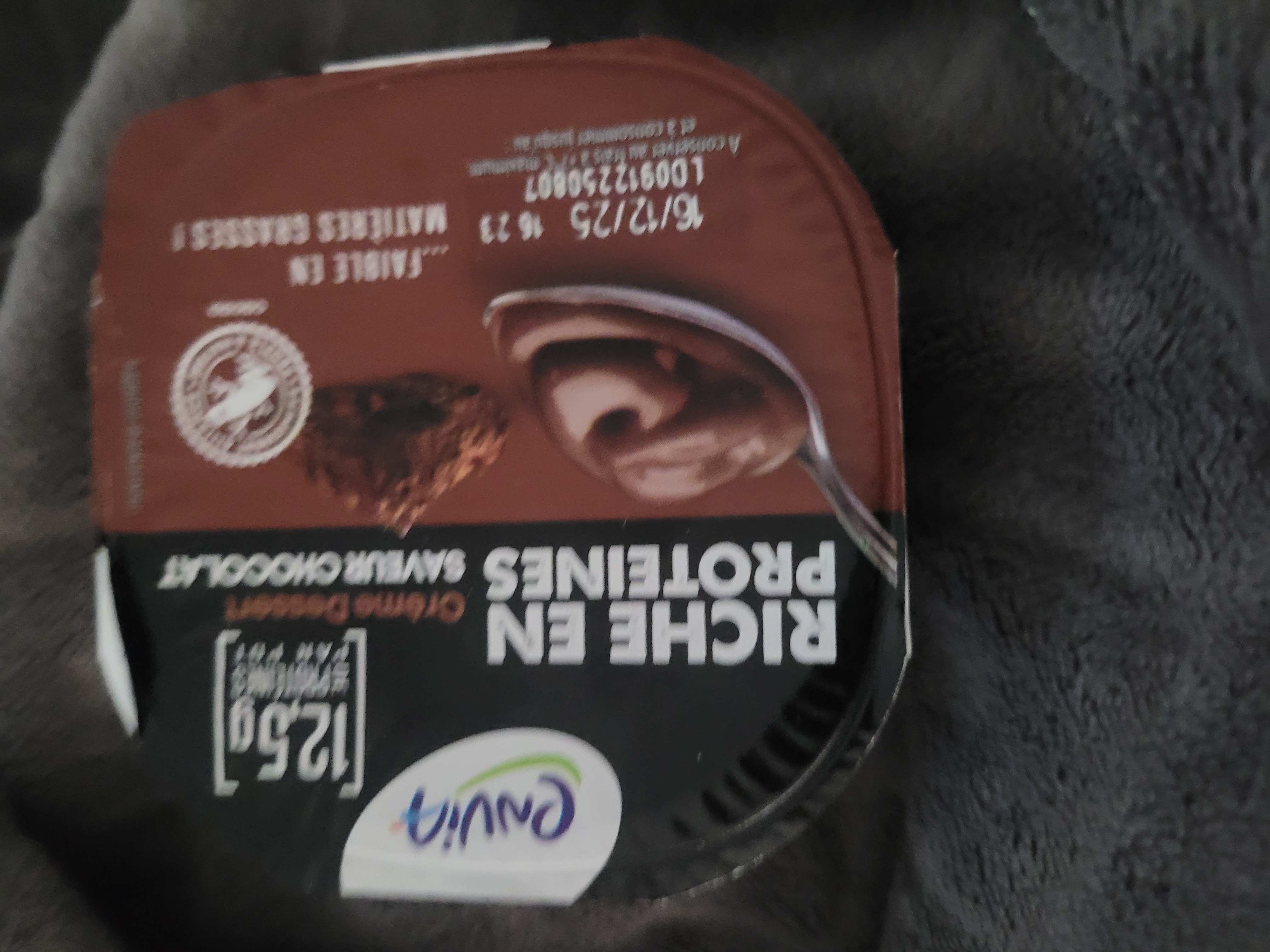 Dessert chocolat protéiné