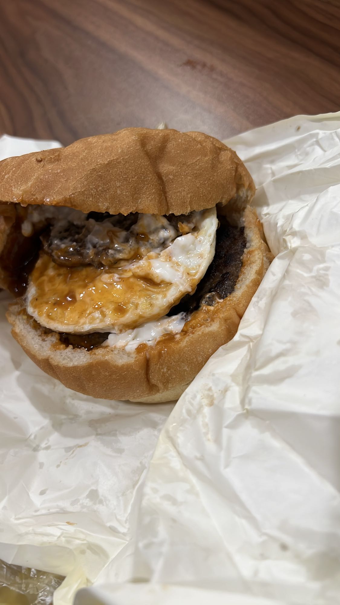 Egg & Beef Burger