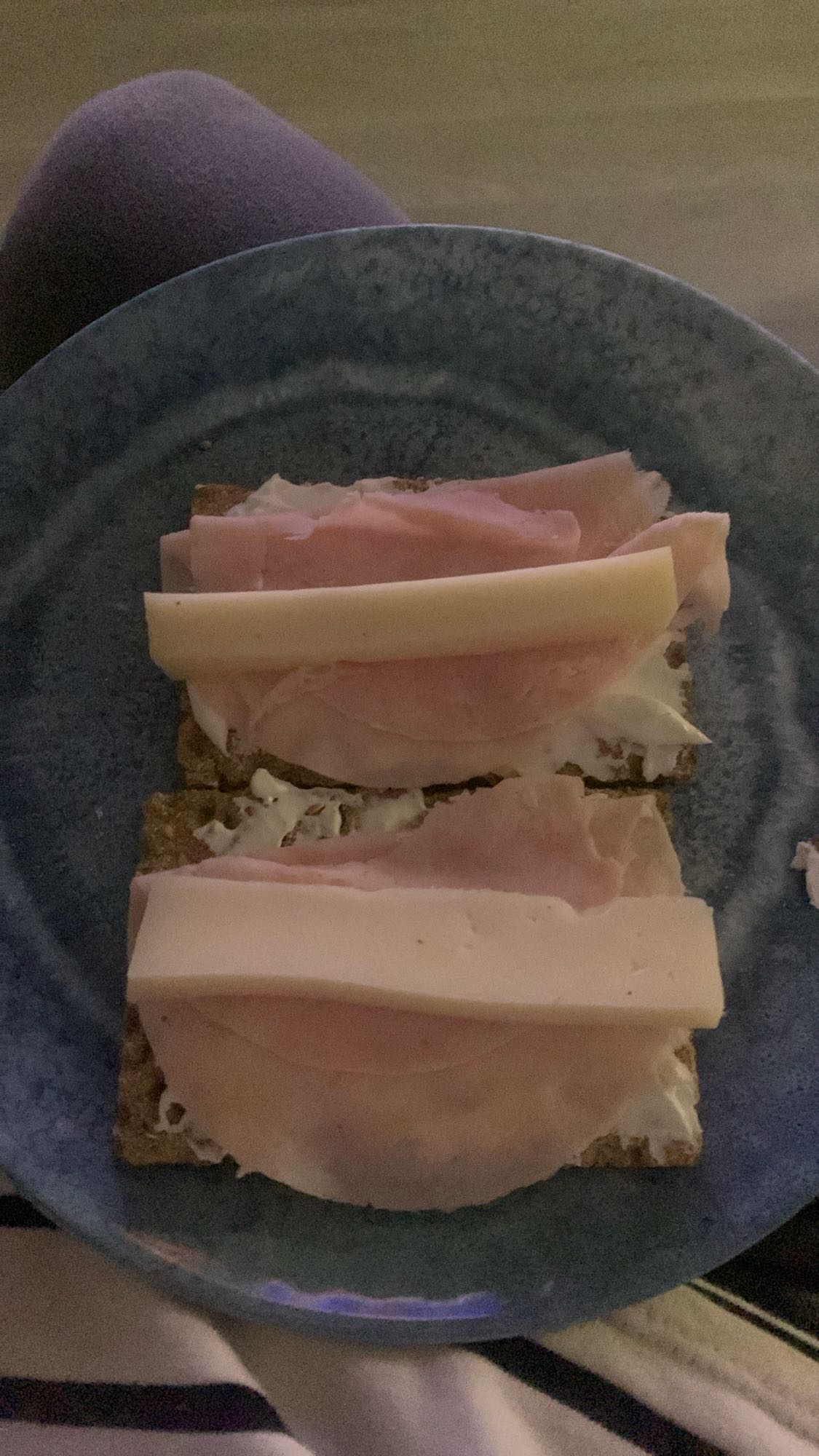 Tostadas de jamón y queso