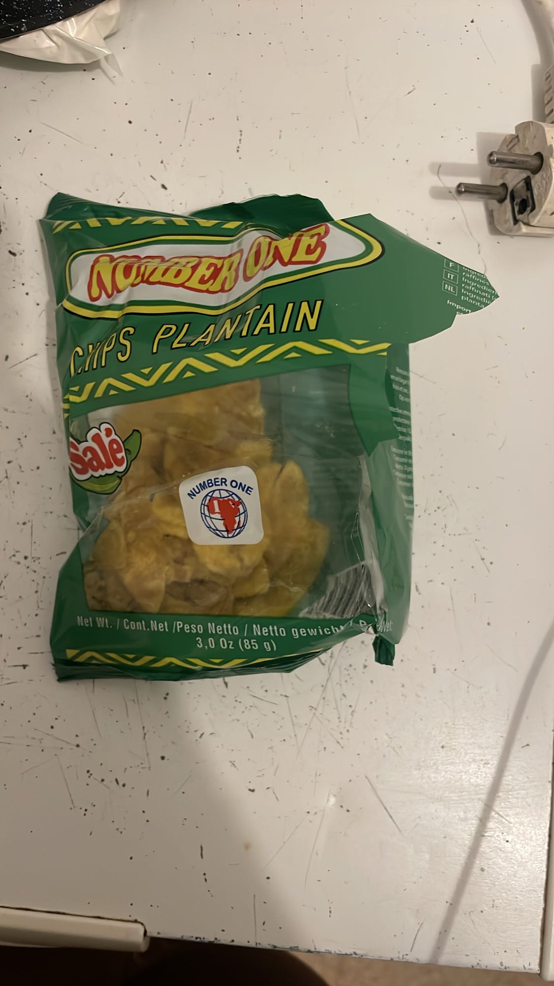 Chips de plantain salés
