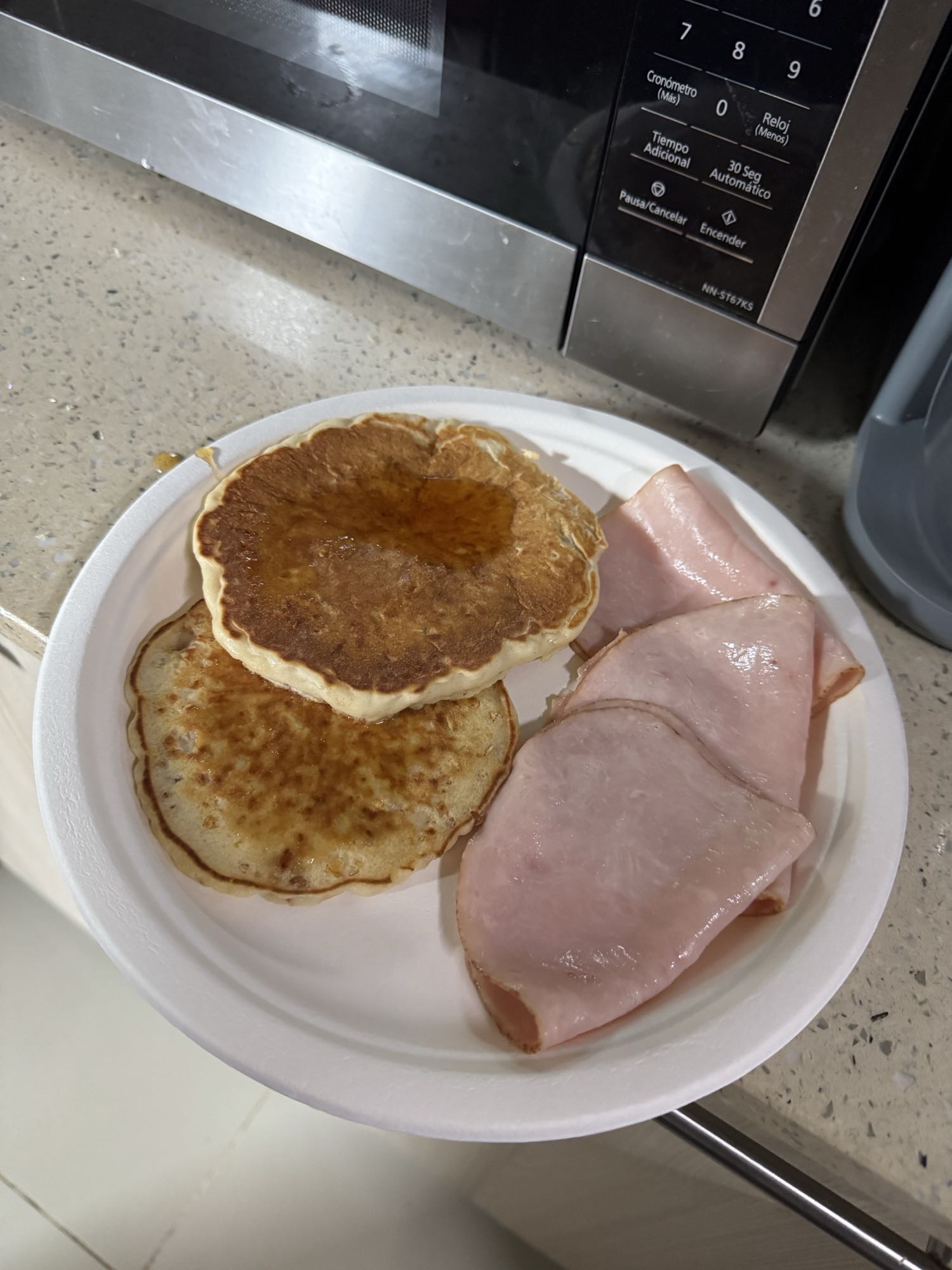 Panqueques con jamón