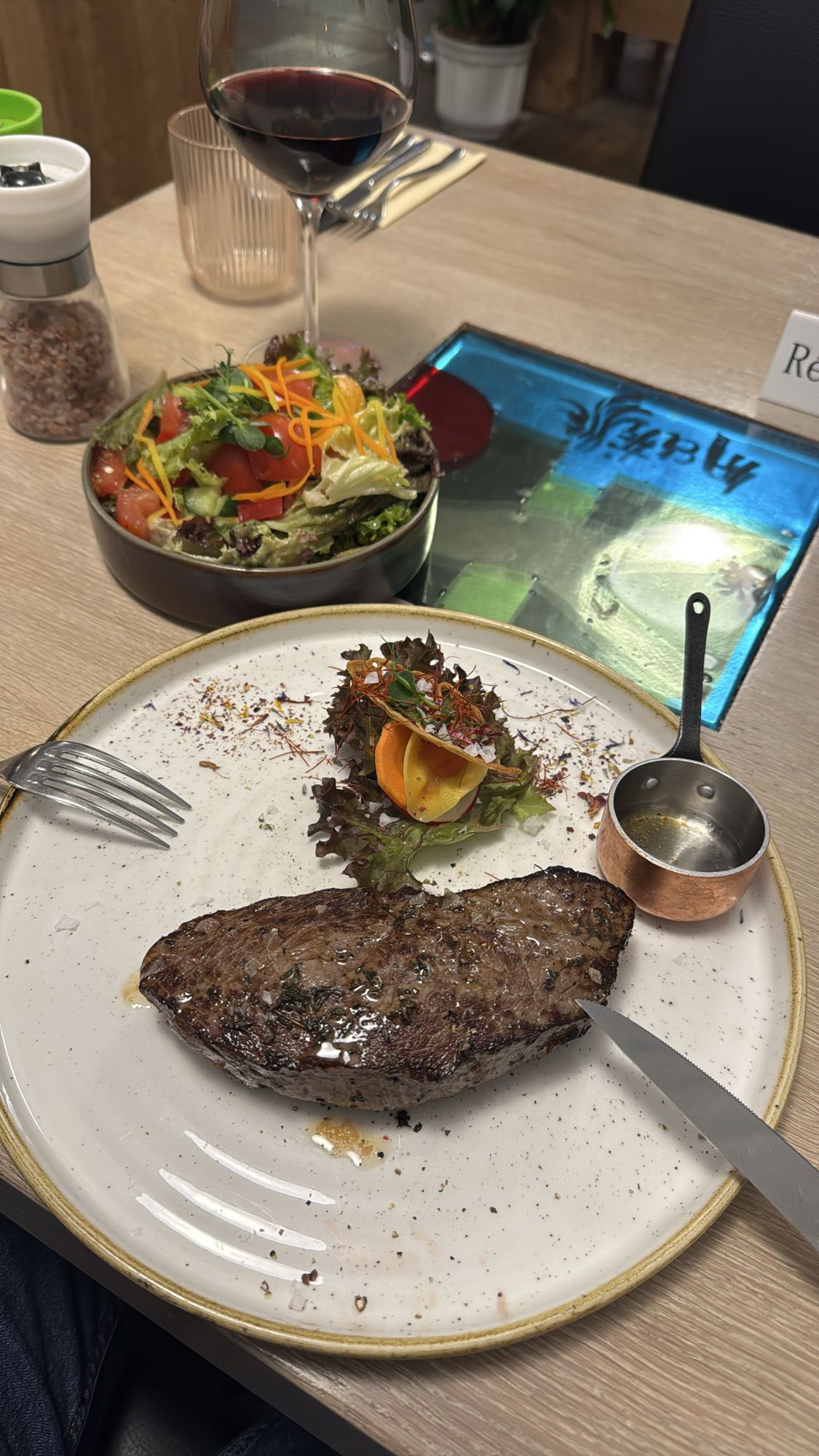 Steak and Salad Plate
