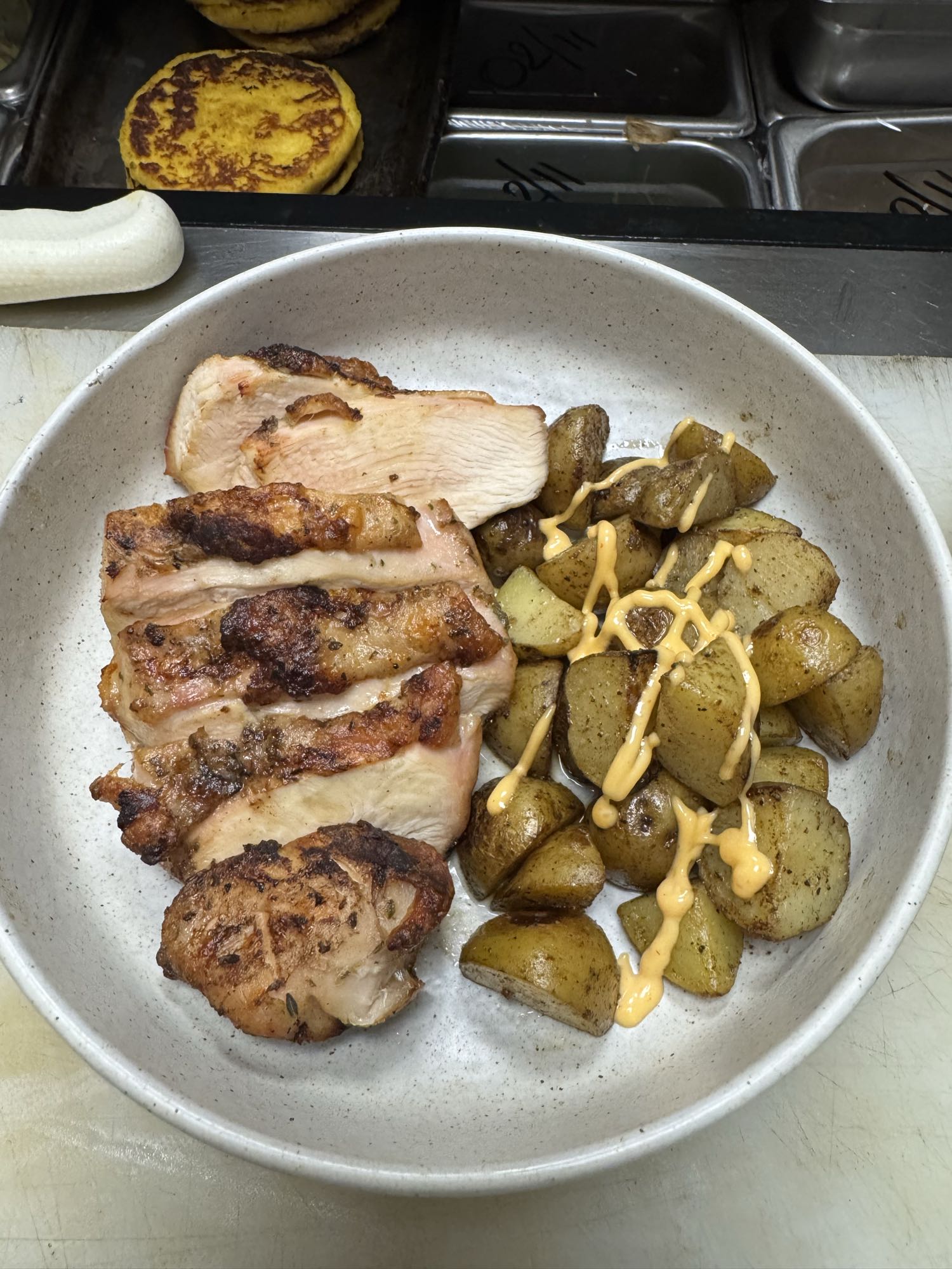 Pollo con papas