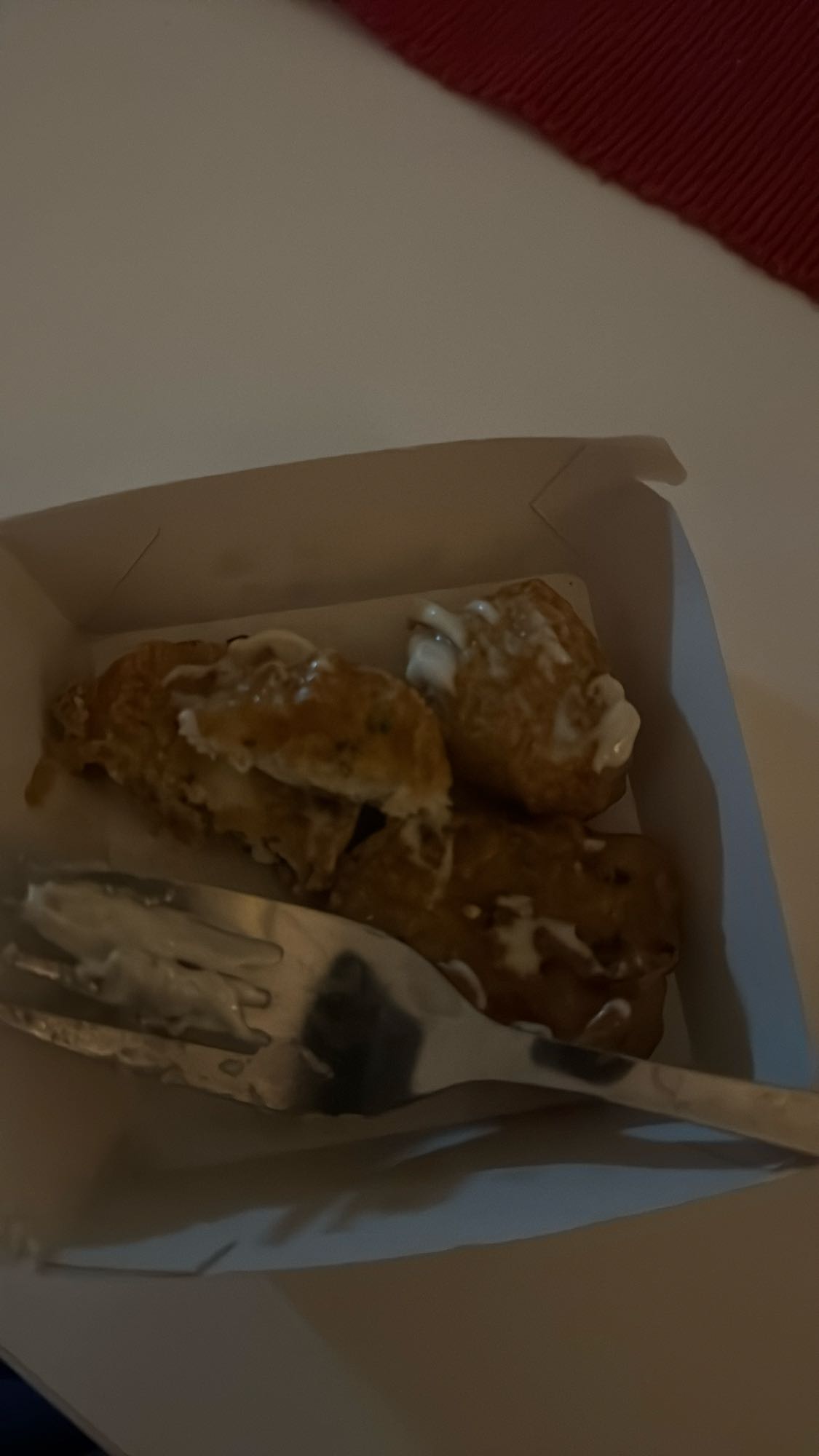Friterad kyckling med sås