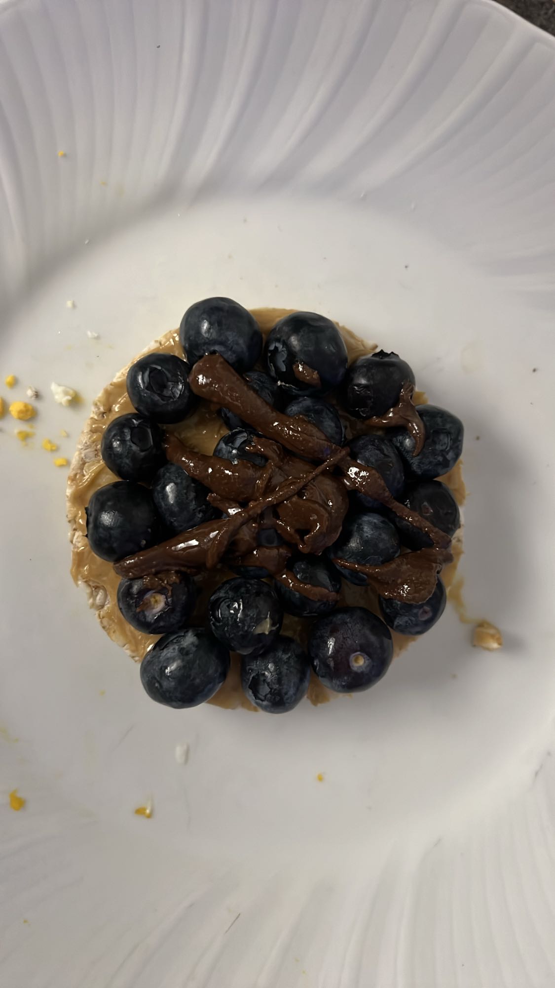 Yulaflı yaban mersinli atıştırmalık