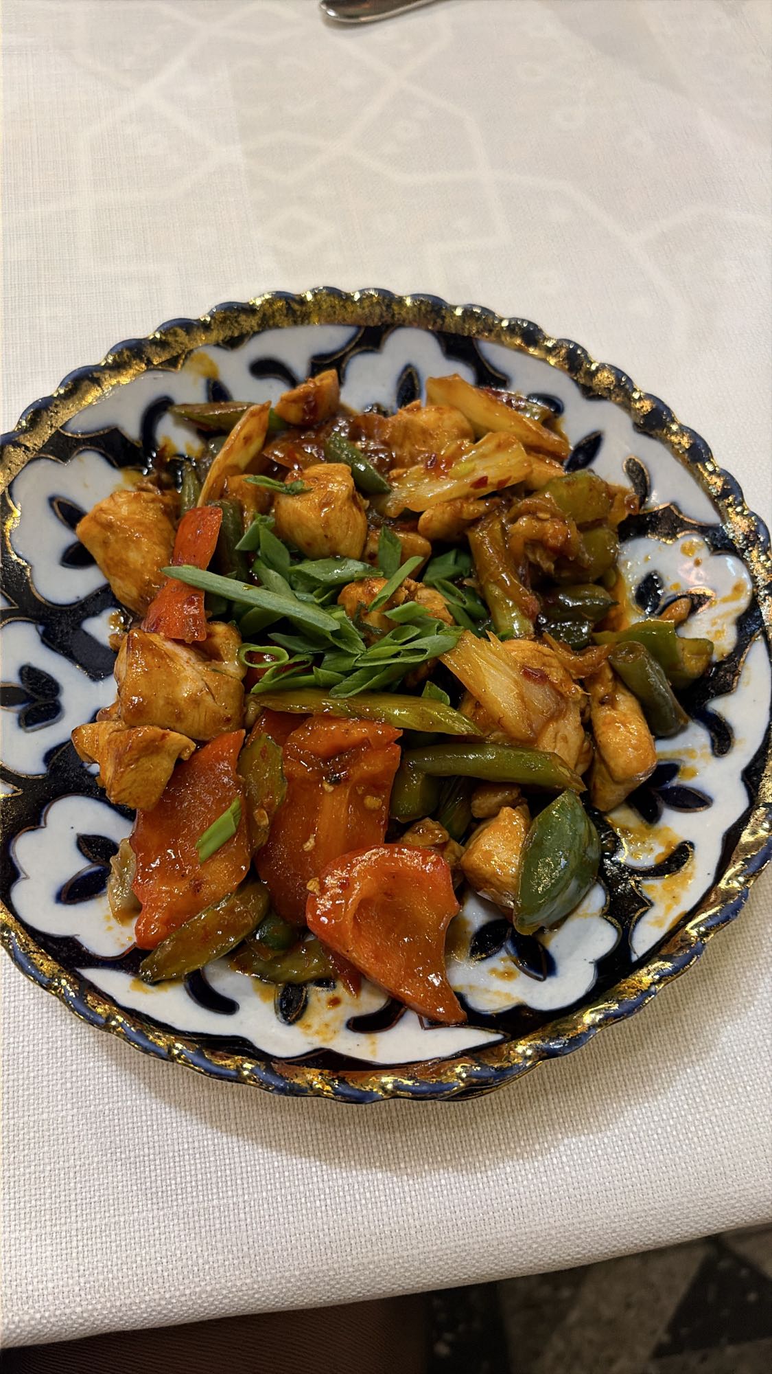 Курица с овощами