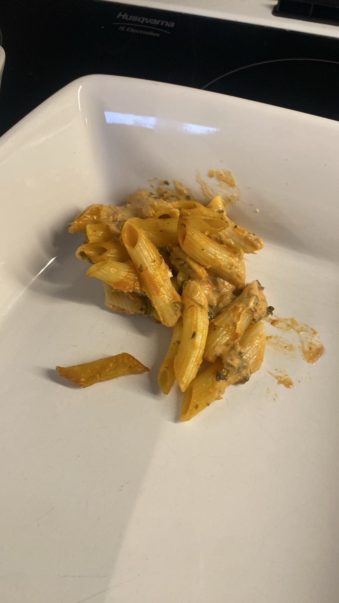 Penne med ostsås