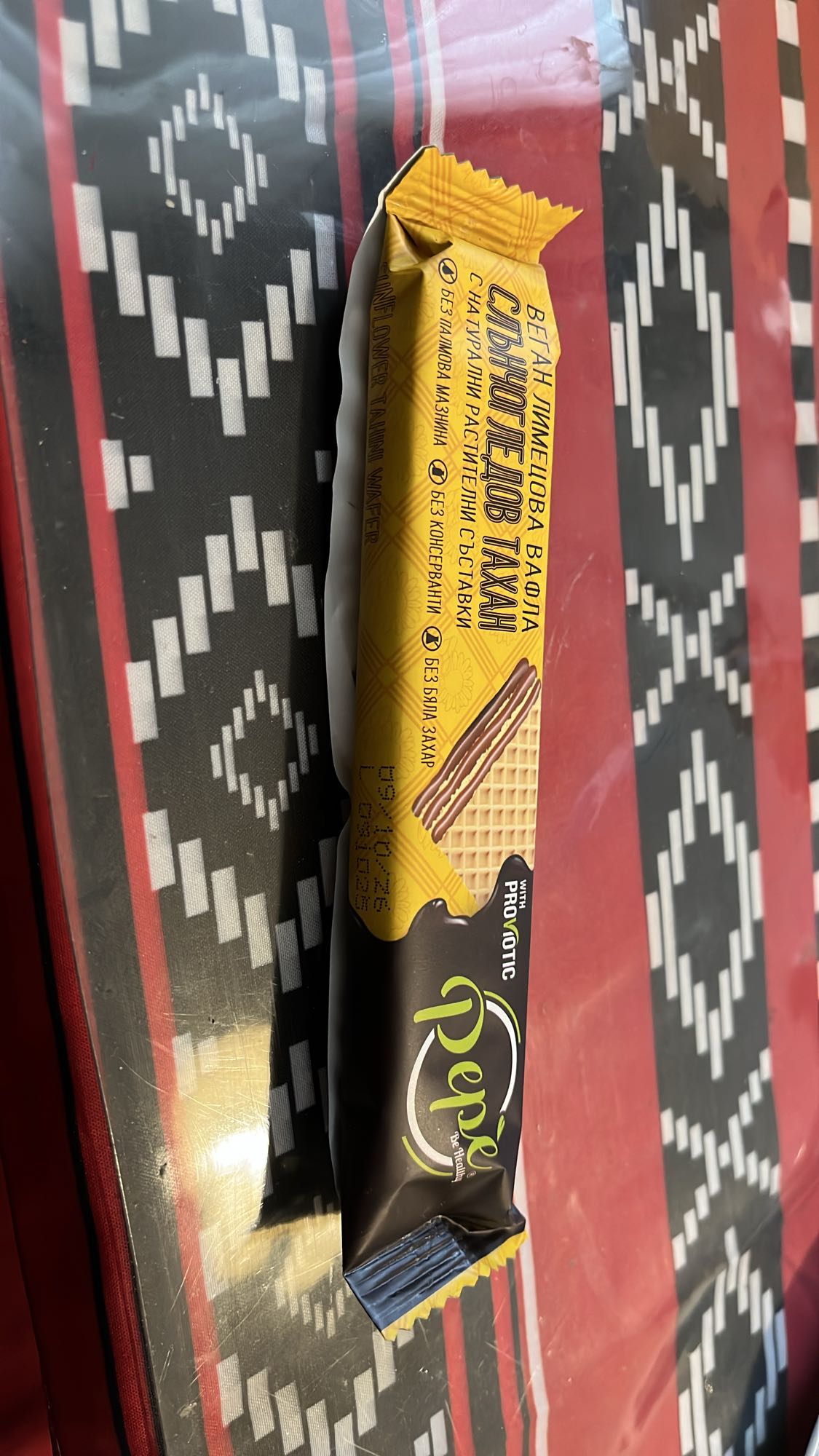 Веган вафла с тахан