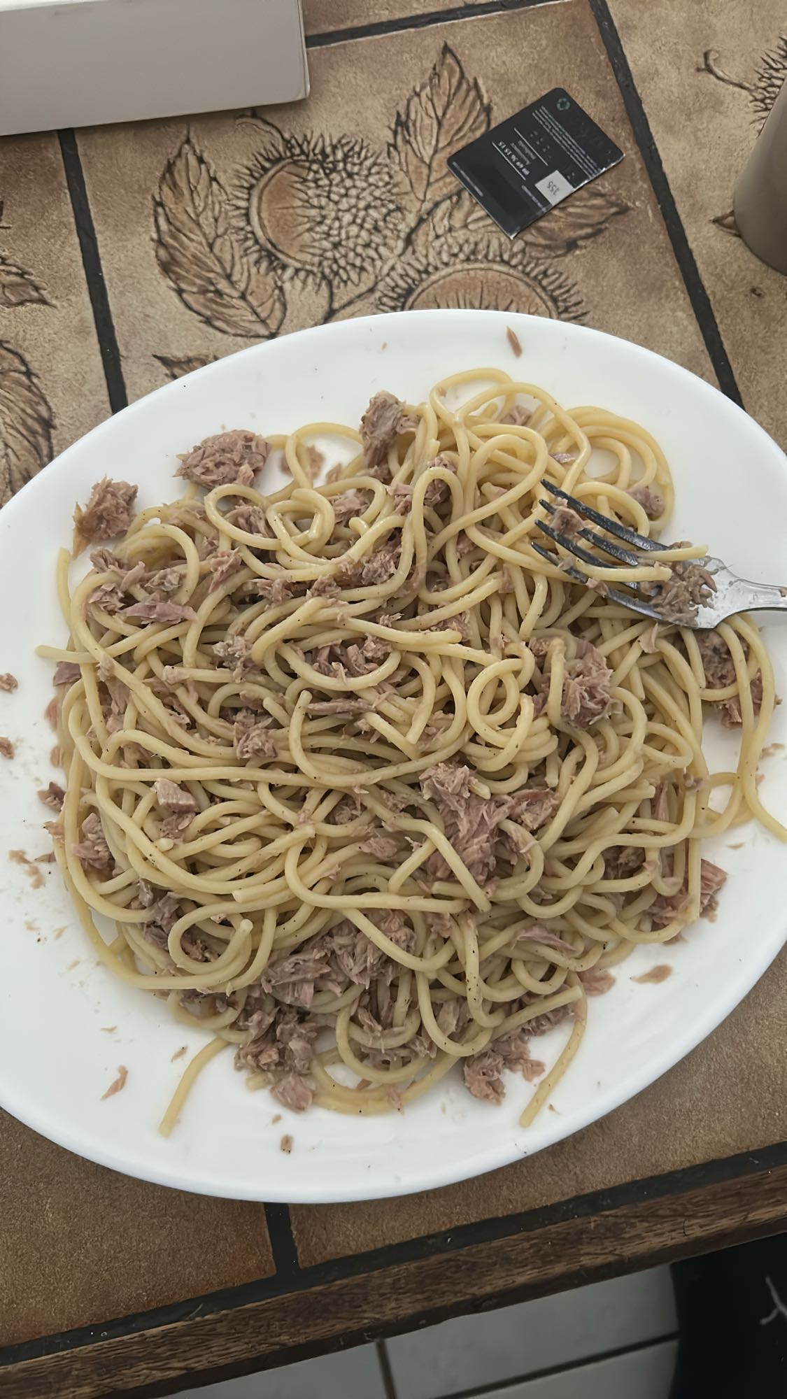Spaghetti au thon