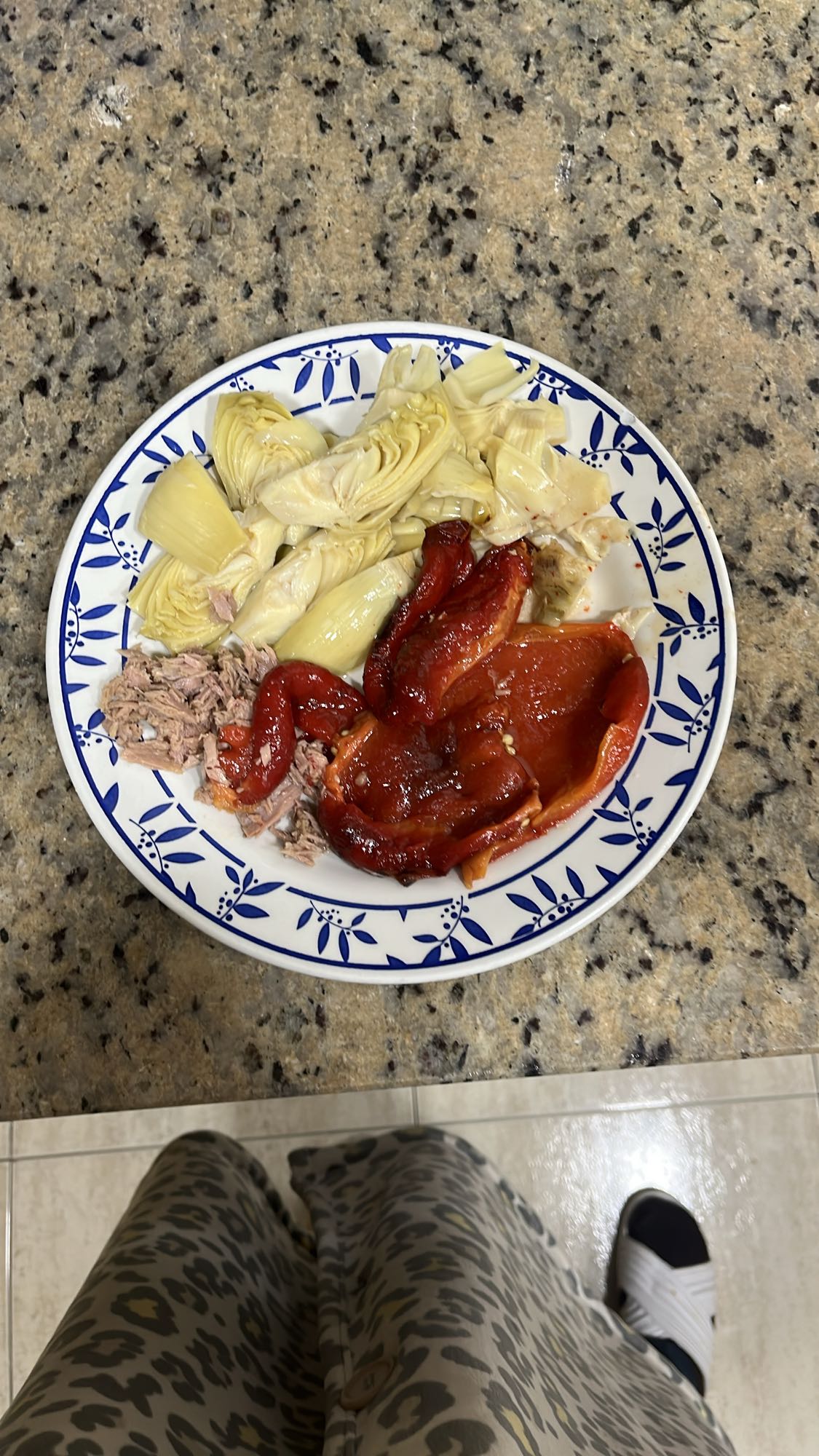 Ensalada de atún y vegetales