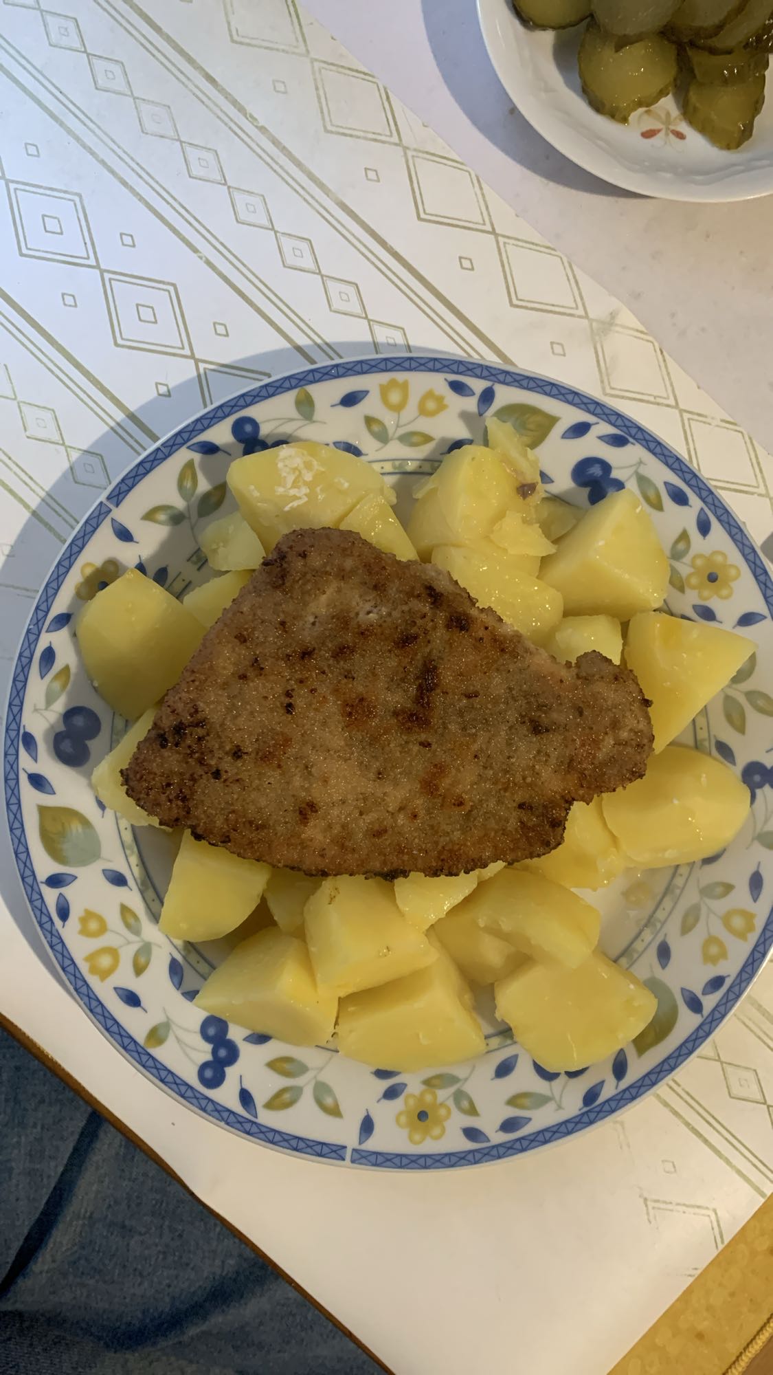 Kotlet z ziemniakami