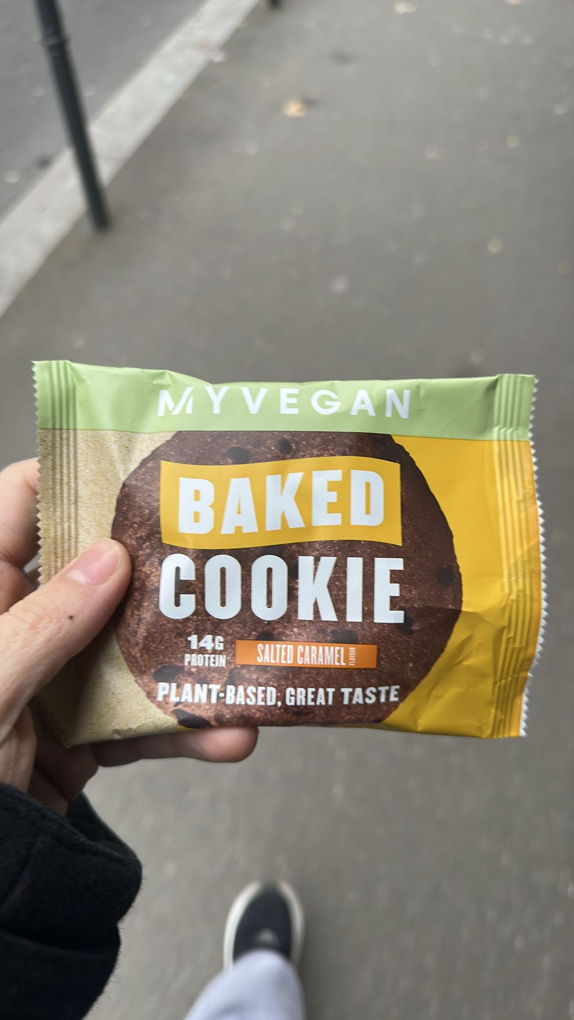 Cookie caramel salé vegan