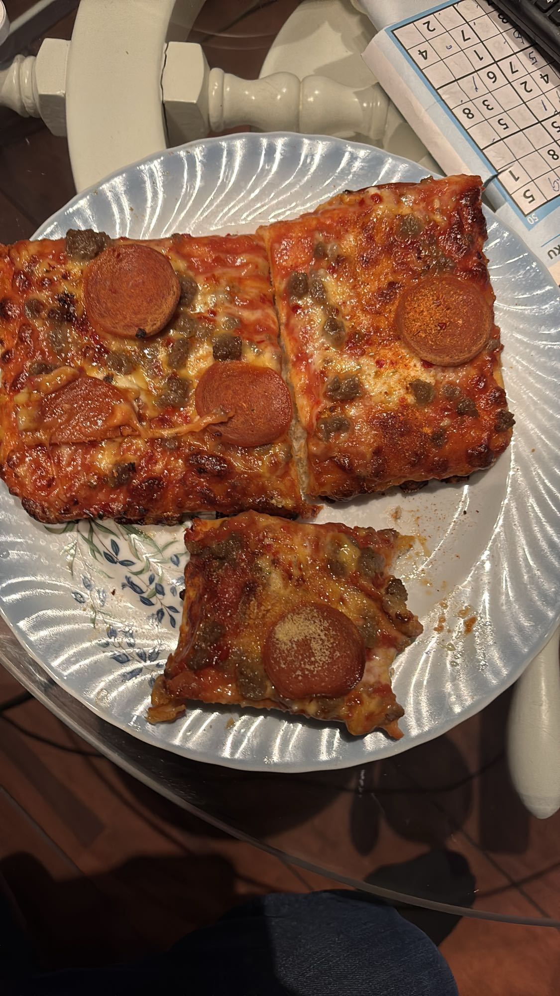 Pepperoni kjøttpizza