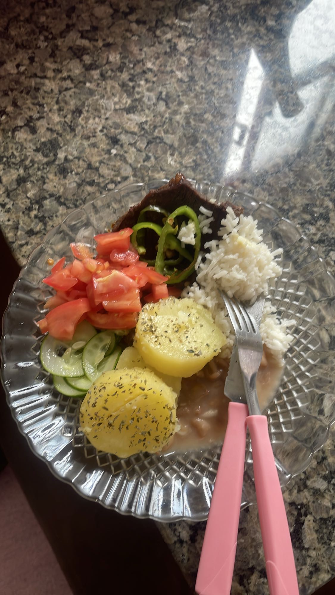 Prato caseiro com carne