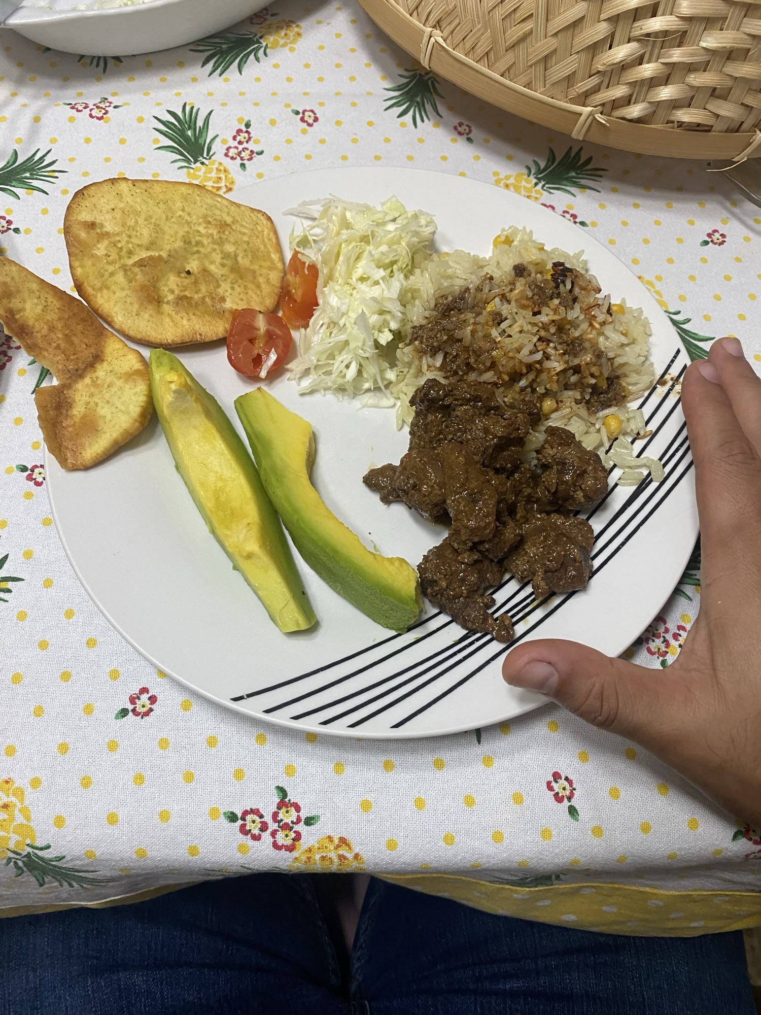 Plato mixto con carne