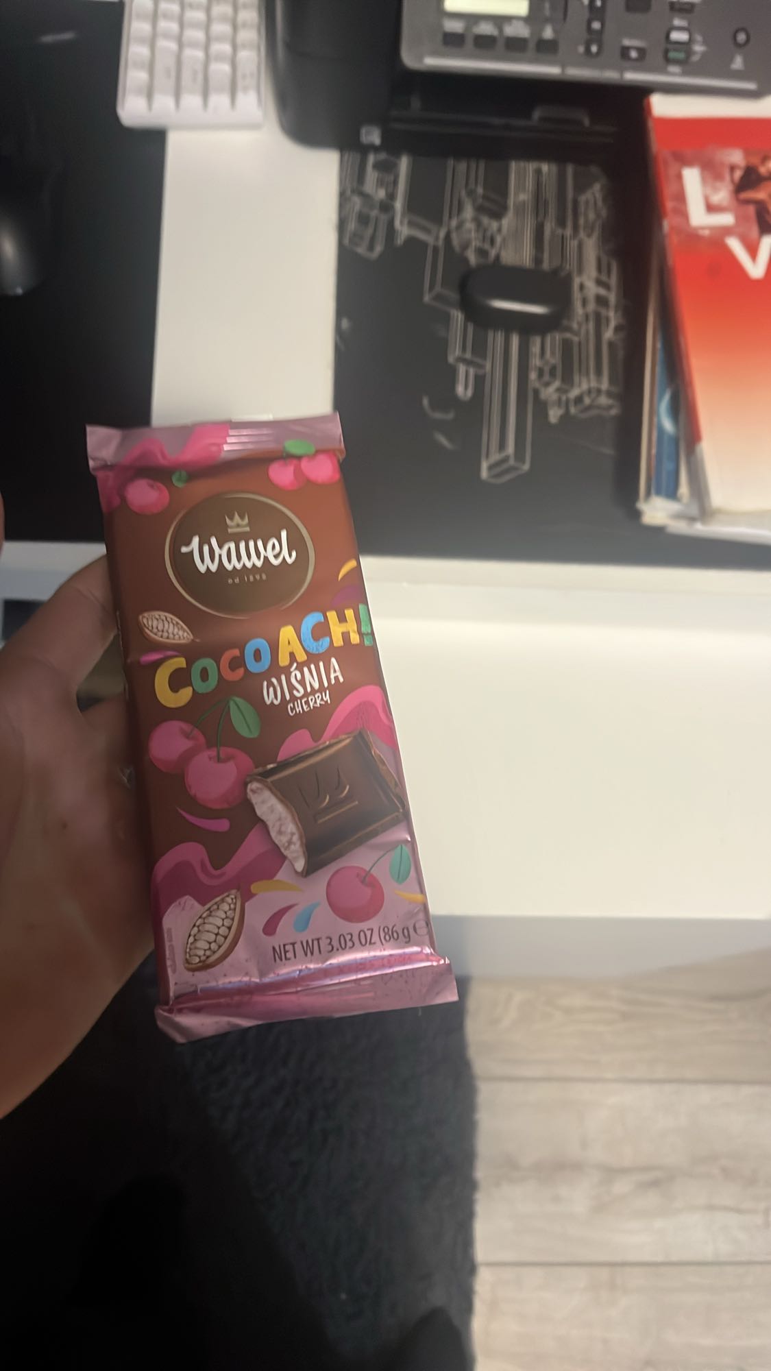 Czekolada wiśniowa Wawel