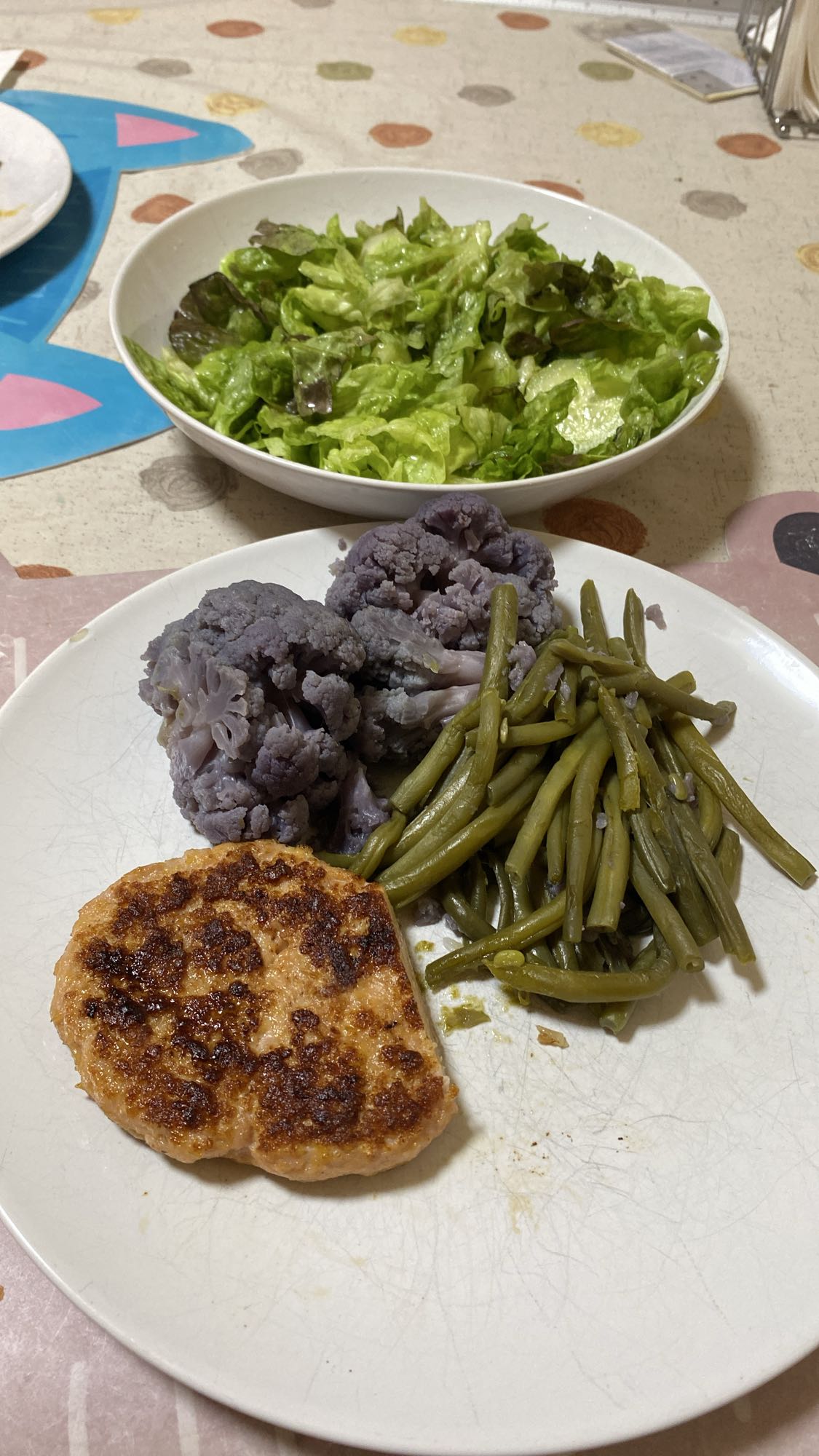 Hamburguesa con verduras