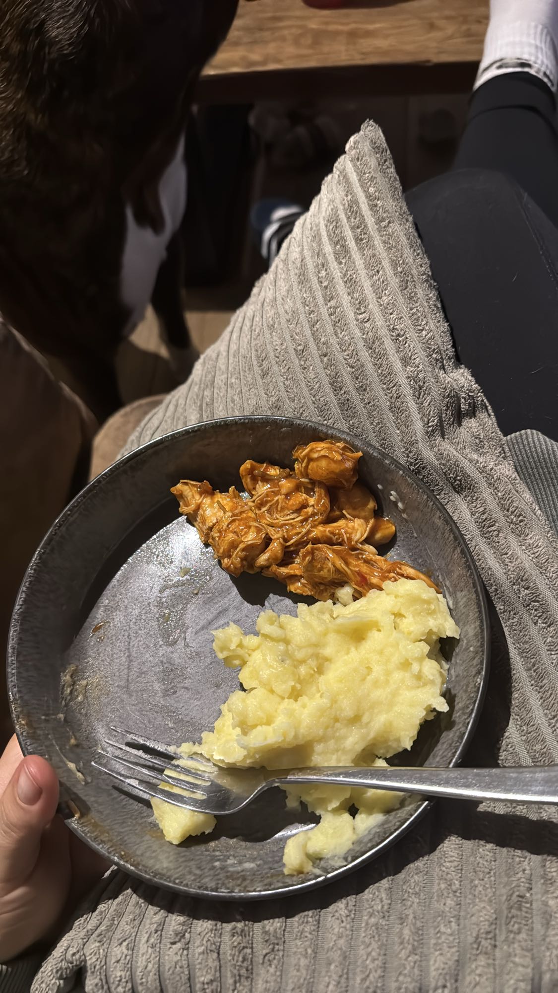 Aardappelpuree met kip