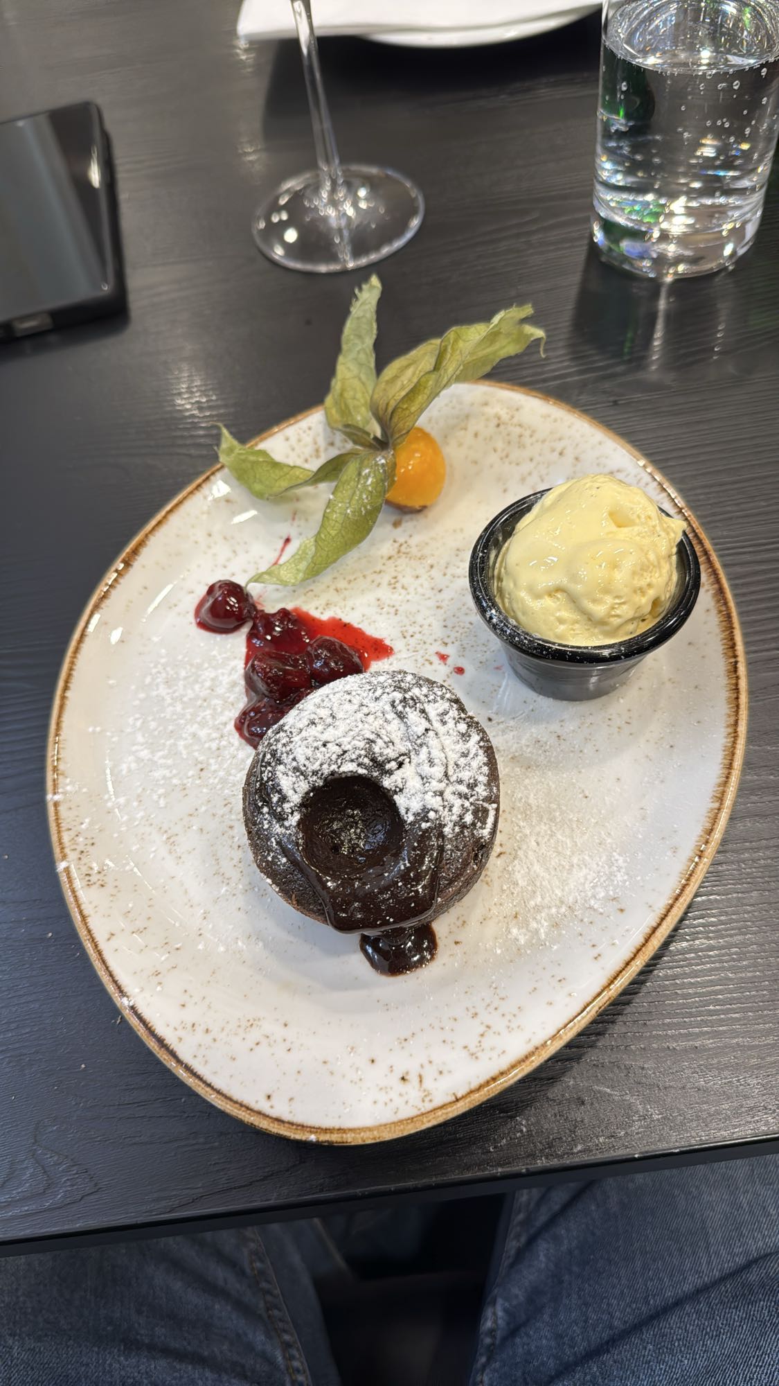 Çikolatalı Sufle ve Dondurma