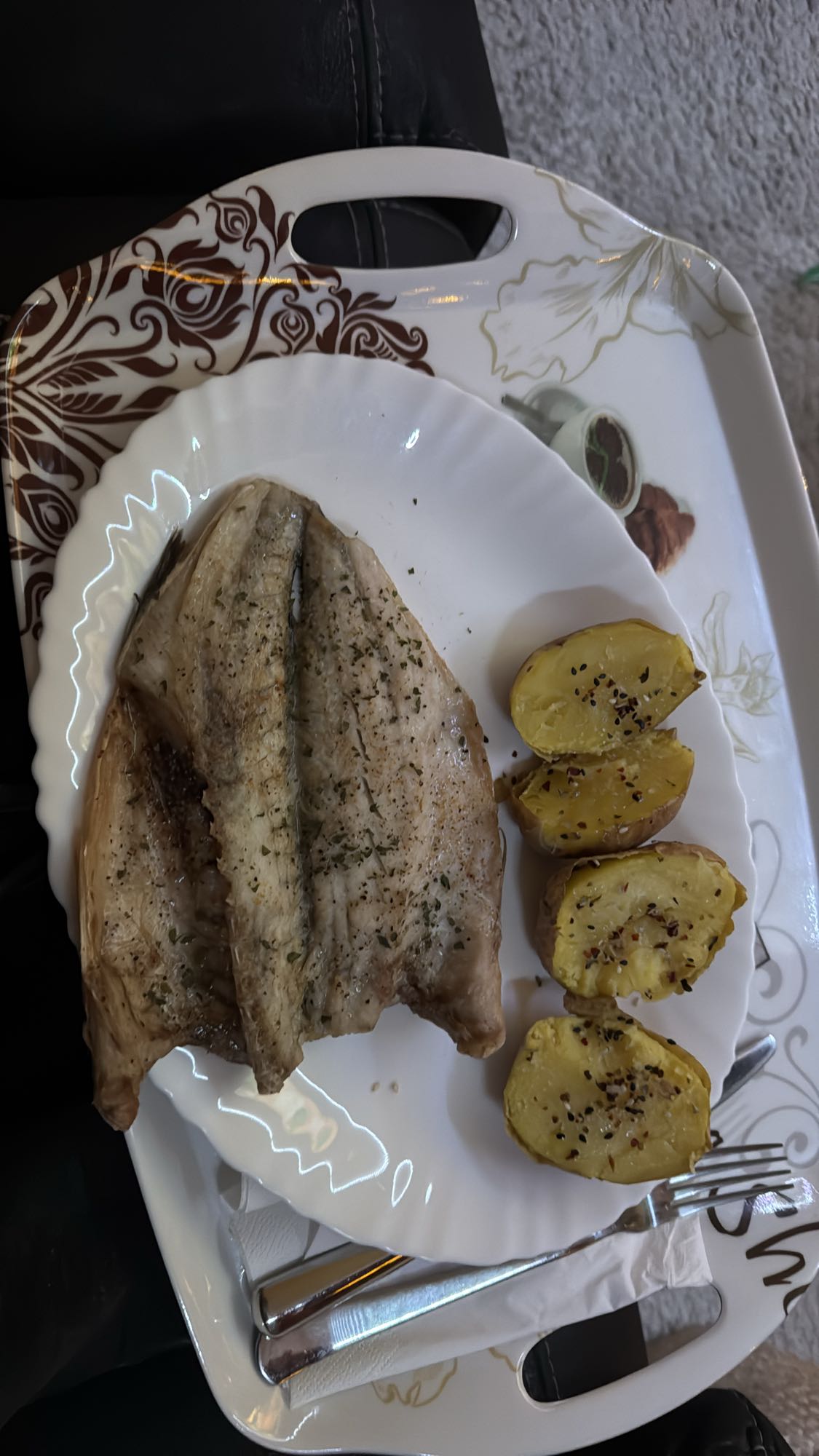 Pescado con papas