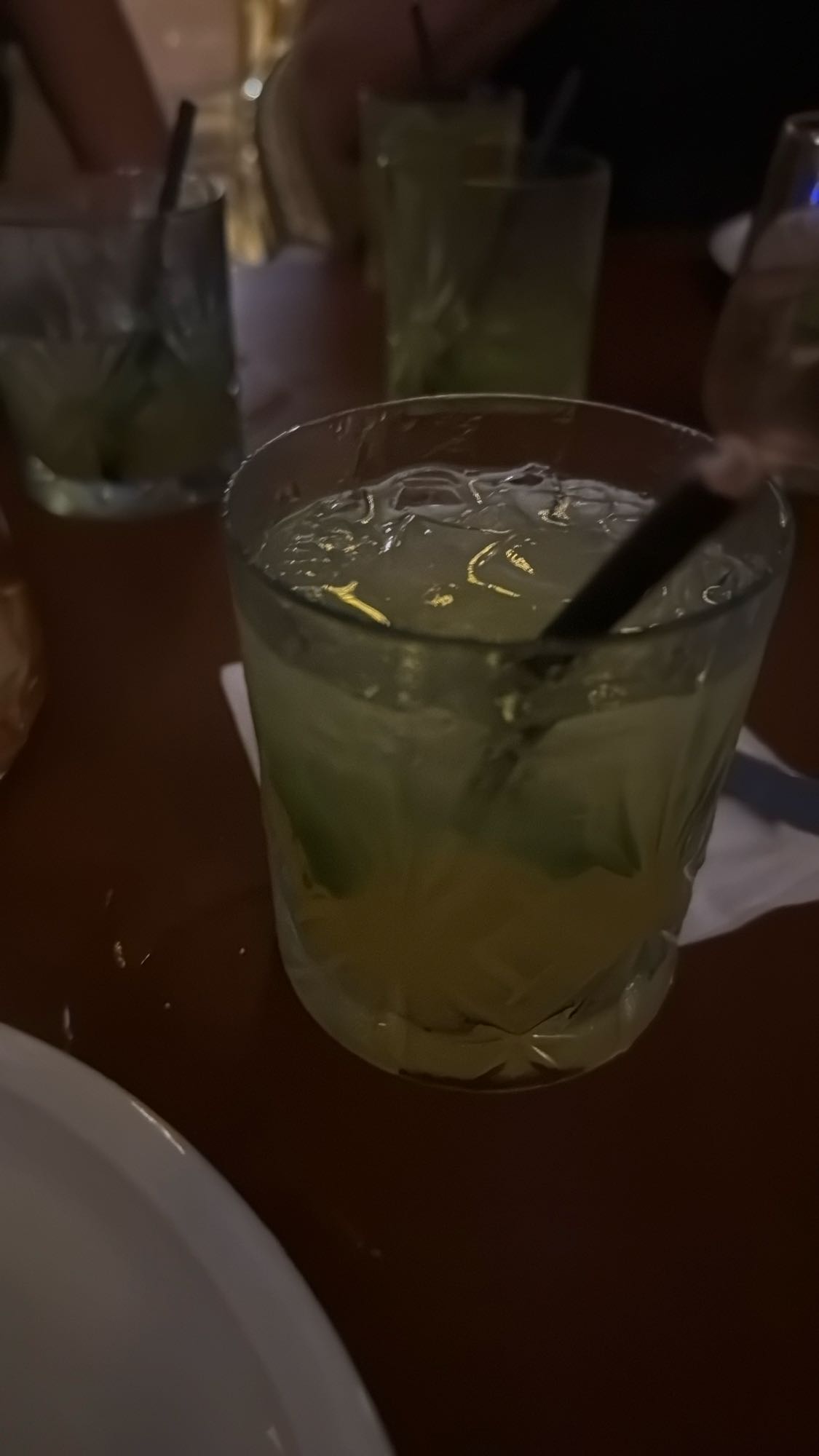 Lime cocktail