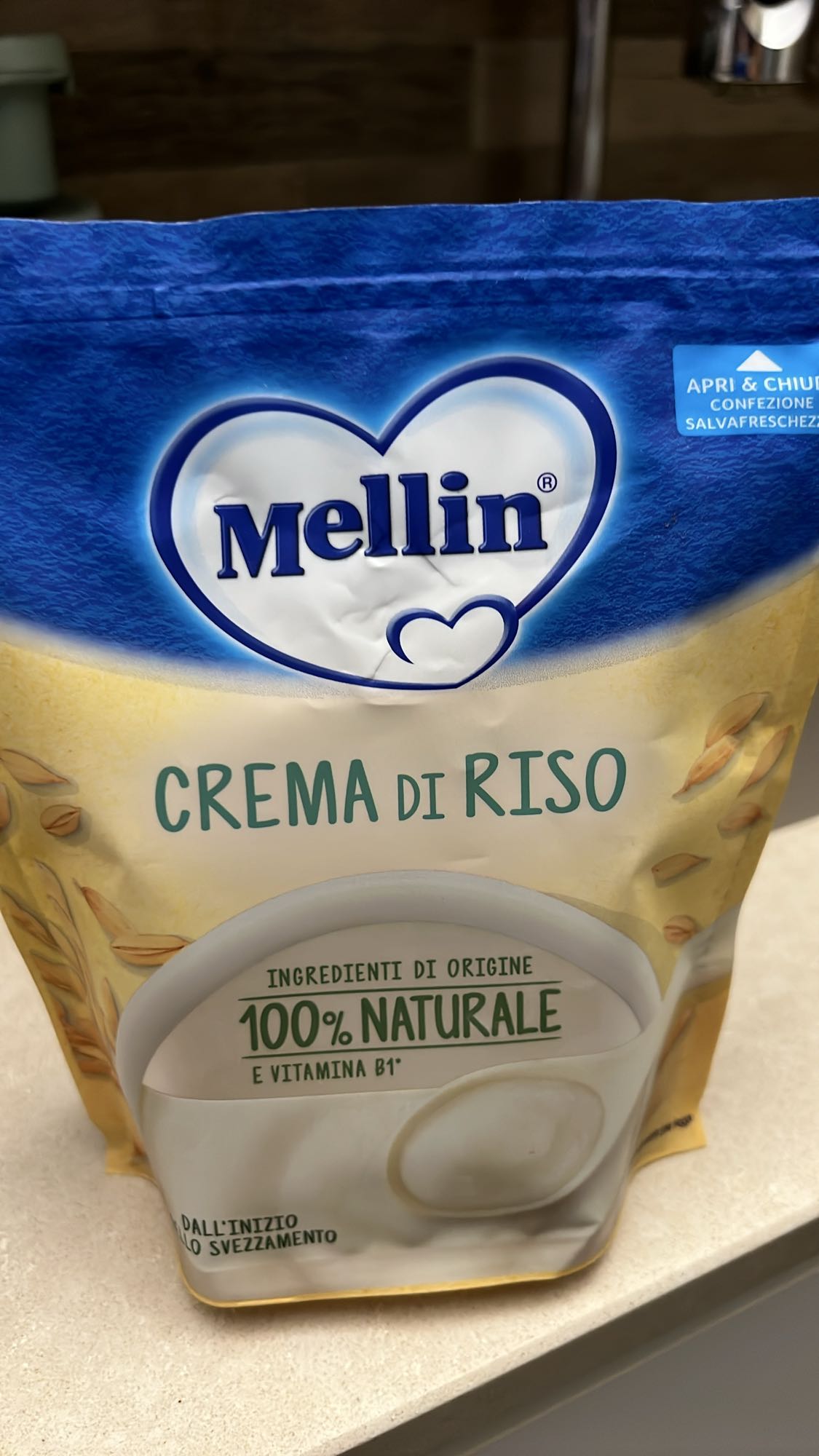 Crema di riso Mellin