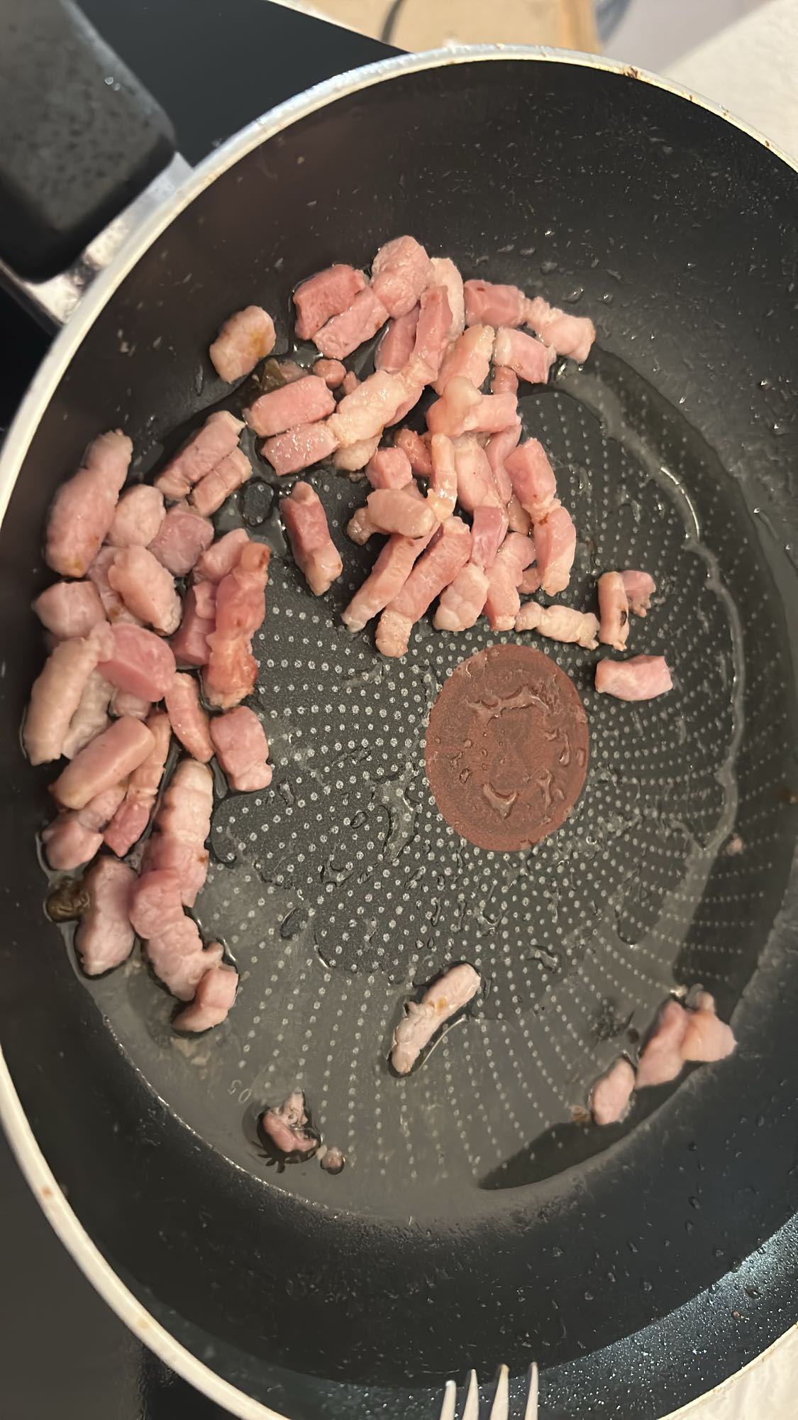 lardons à la poêle