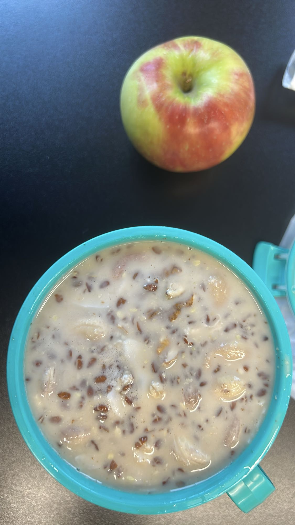 Avena con manzana